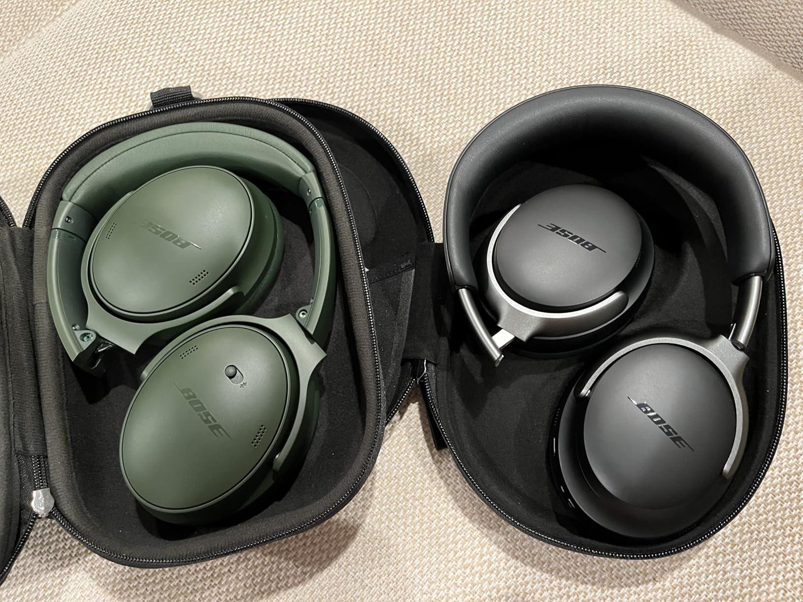 Bose QuietComfort Headphones - Wireless Bluetooth Headphones, Active Over Ear Noise Cancelling and Mic, USB-C Charging, Deep Bass, Up to 24 Hours of Playtime, Black - Customer Photo 1