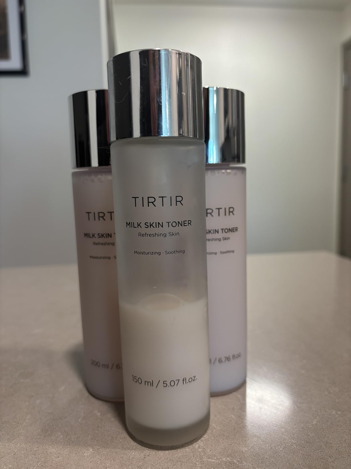 TIRTIR Milk Skin Rice Toner - Deep Moisturizing, Hydrating and Refreshing for face, Niacinamide, Ceramide, Rice Bran Extract, Nature-Oriented Ingredients, Korean Skin Care, Vegan, 150ml / 5.07 fl.oz. - Customer Photo 1