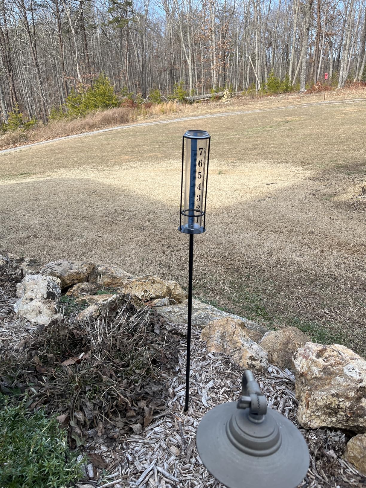 Digital Rain Gauge Outdoor with Thermometer, Self-Emptying Wireless Rain Gauges Outdoors Best Rated, High Precision Electronic Remote Rain Collector, Freeze Proof Automatic Rain Measure Gauge for Yard - Customer Photo 5