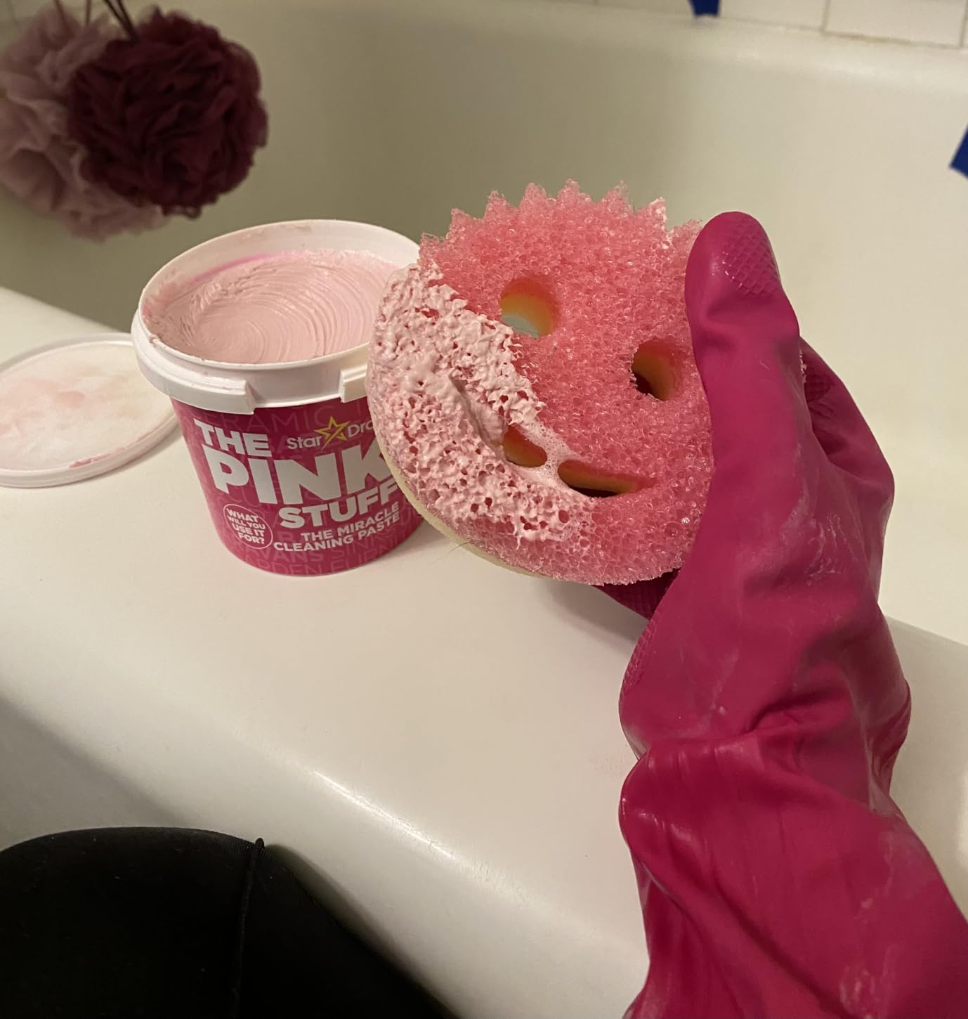 Scrub Mommy Sponges - Dish Scrubber + Non-Scratch Cleaning Sponges Kitchen, Bathroom + Multi-Surface Safe - Dual-Sided Dish Sponges for Scrubbing - Online Exclusive (3 Count) - Customer Photo 2