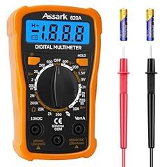 Digital Multimeter Voltage Tester, Assark 2000 Counts Multimeter Measure AC DC Voltage DC Current, Meter Tester Test Volt Ohm Amp Diode Continuity, Resistance, Backlit LCD Display, Data Hold Function - Customer Photo 1