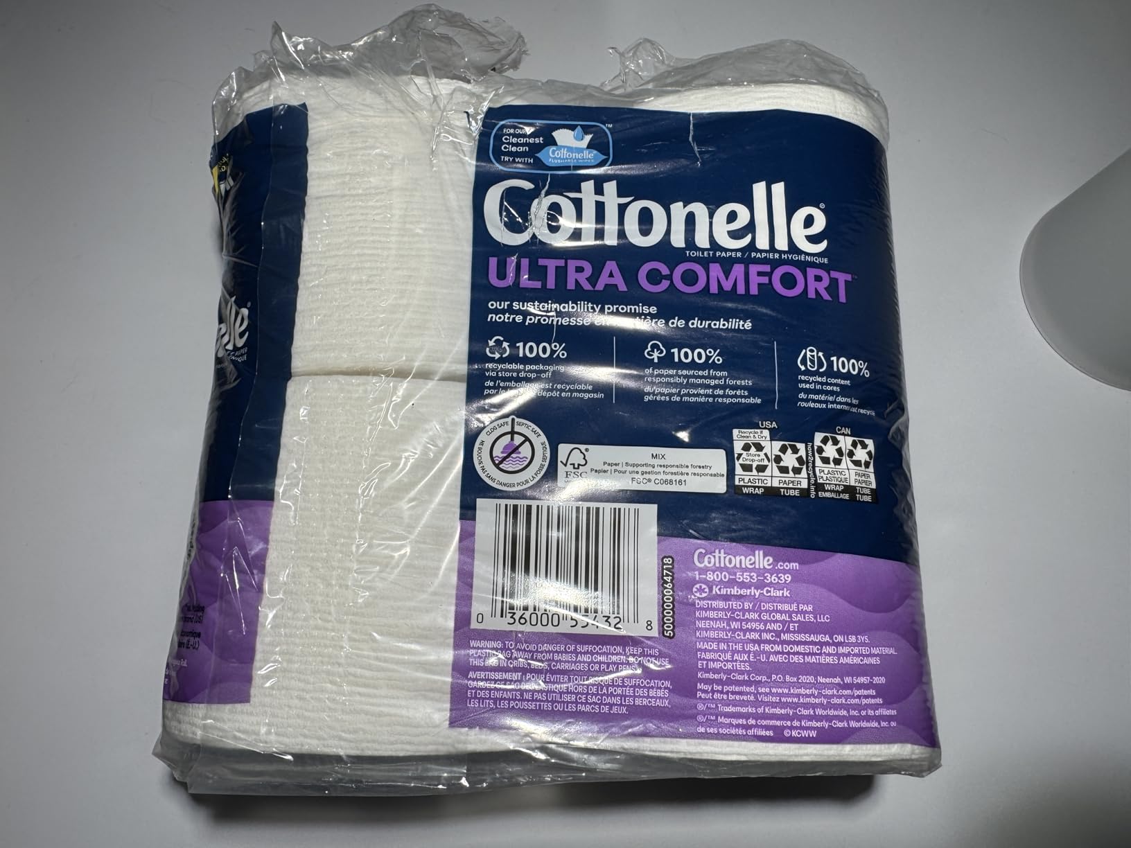 Cottonelle Ultra Comfort Toilet Paper, 9 Mega Rolls = 36 Regular Rolls, Packaging May Vary Customer Review Cottonelle Ultra Comfort Toilet Paper, 9 Mega Rolls = 36 Regular Rolls, Packaging May Vary - Customer Photo 2