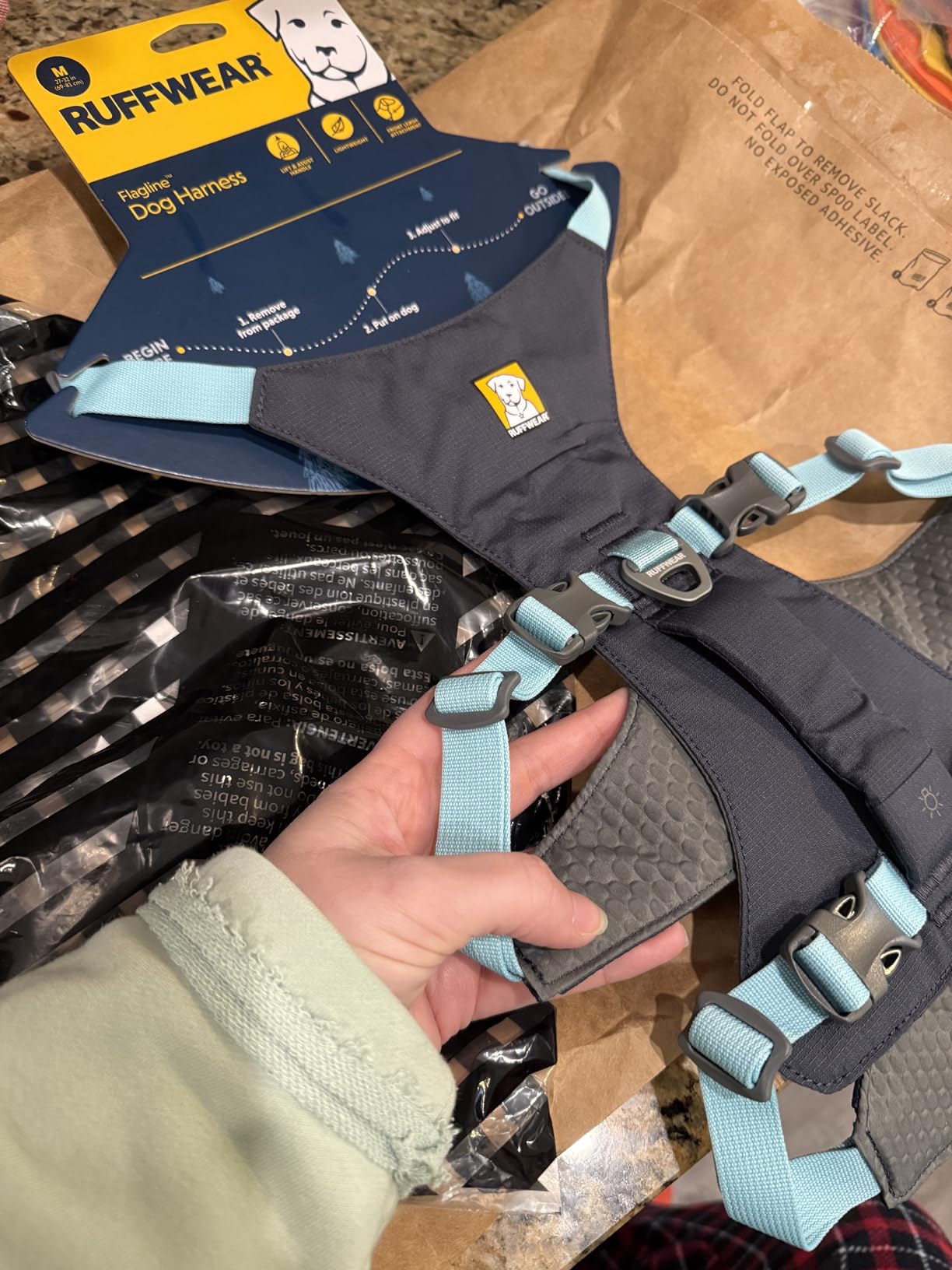 Ruffwear Flagline Dog Harness, Lightweight and Reflective, No Pull Dog Lift Harness for Hiking, Running and Everyday Use - Customer Photo 1