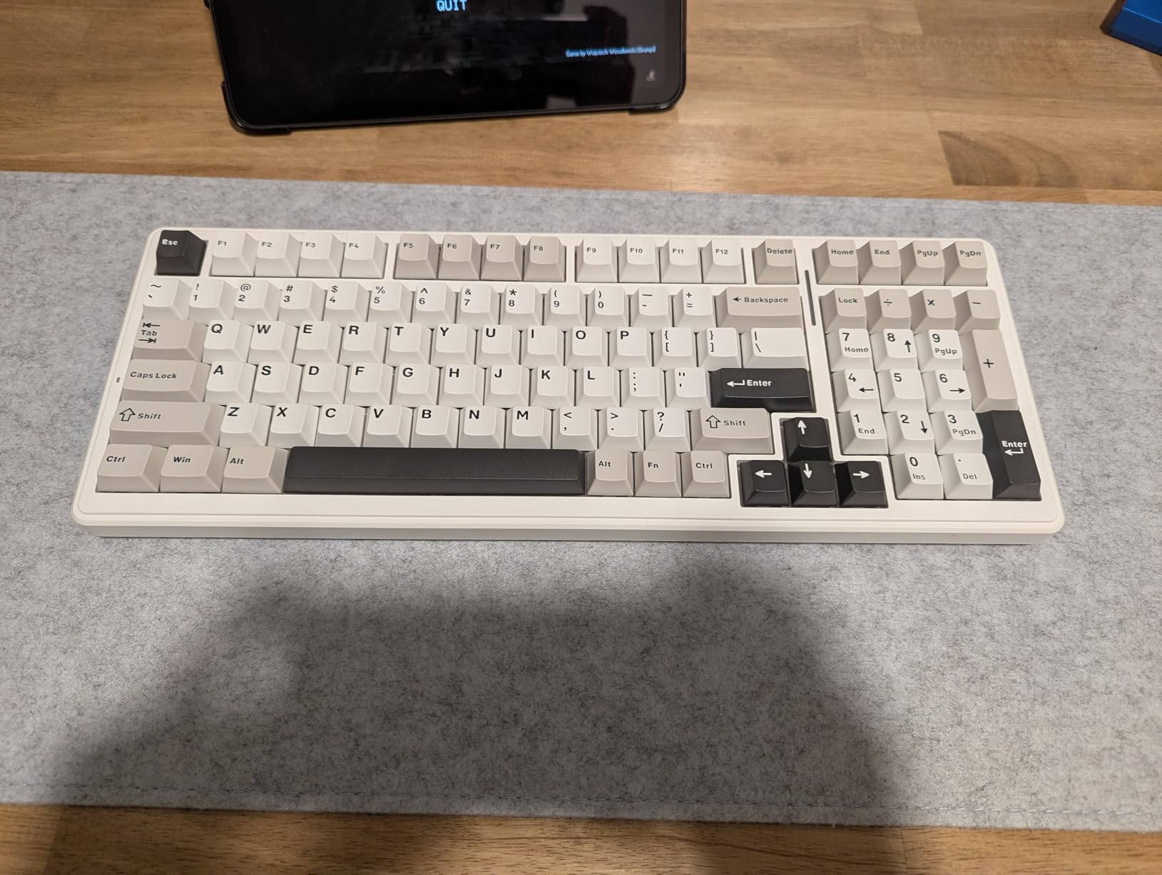 AULA F99 Wireless Mechanical Keyboard,Tri-Mode BT5.0/2.4GHz/USB-C Hot Swappable Custom Keyboard,Pre-lubed Linear Switches,RGB Backlit Computer Gaming Keyboards for PC/Tablet/PS/Xbox customer photo 1