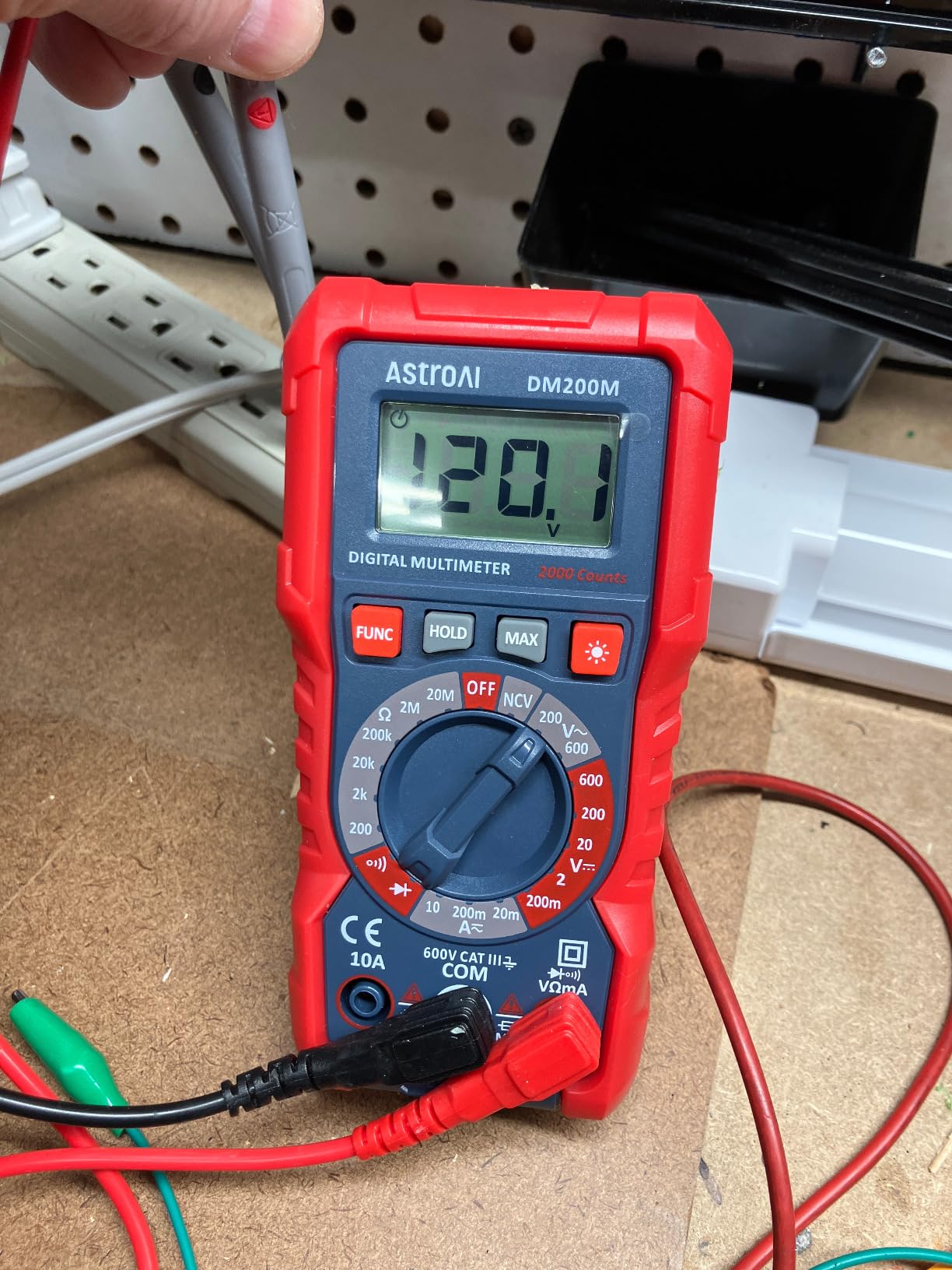 AstroAI Digital Multimeter Voltage Tester, TRMS 2000 Counts Volt Meter; Fast and Accurately Measures AC/DC Voltage & Current, Resistance, Diode, Continuity and NCV (DM200M) - Customer Photo 2