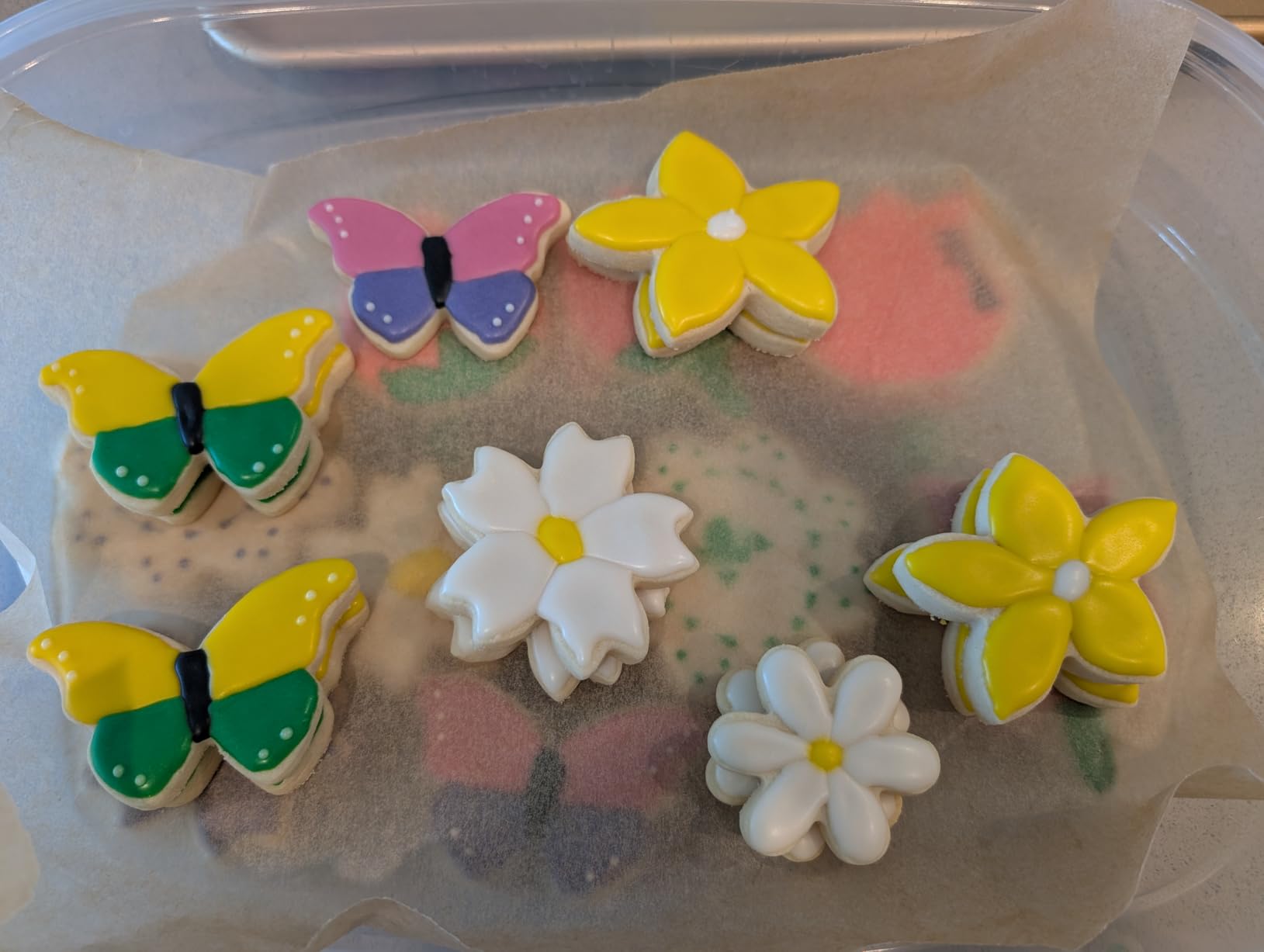 6PCS Flower Cookie Cutter Set, 3 Inches Flower Shaped Cookie Cutter-Daisy, Tulip, 3 Shaped of Flowers, Butterfly, Stainless Steel Cookie Cutters, Baking Tool for Homemaking Cookie Customer Review 6PCS Flower Cookie Cutter Set, 3 Inches Flower Shaped Cookie Cutter-Daisy, Tulip, 3 Shaped of Flowers, Butterfly, Stainless Steel Cookie Cutters, Baking Tool for Homemaking Cookie - Customer Photo 2