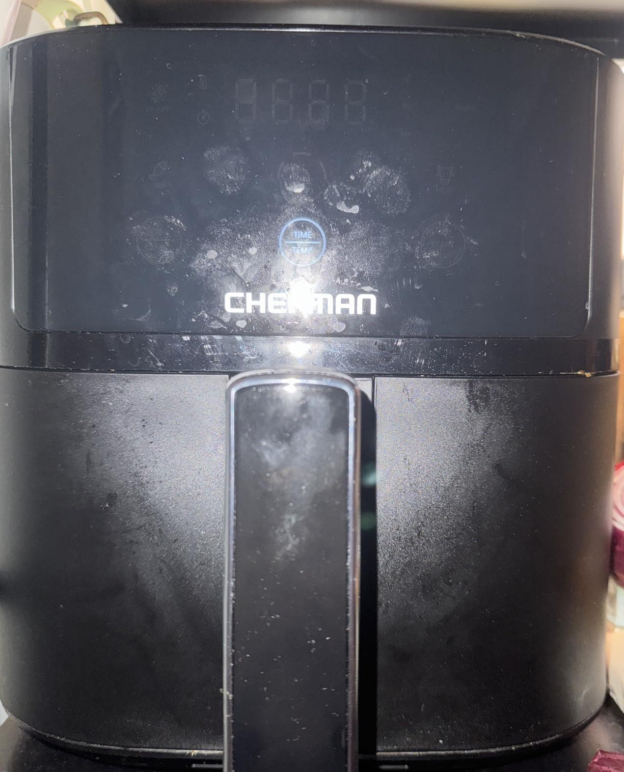 Chefman Air Fryer - 6 QT Compact Airfryer for Quick & Easy Meals in Minutes, Features Hi-Fry Technology for Extra Crisp, Touchscreen Controls with 4 Presets, Nonstick & Dishwasher Safe Basket - Black customer photo 2