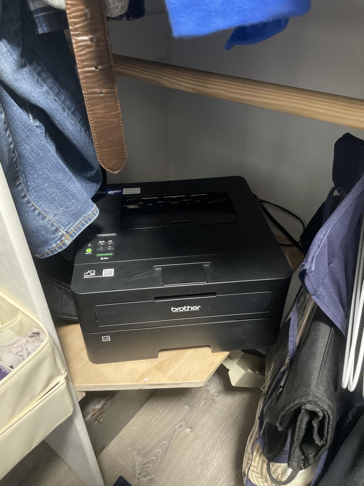 Brother HL-L2460DW Wireless Compact Monochrome Laser Printer with Duplex, Mobile Printing, Black & White Output | Includes Refresh Subscription Trial(1), Works with Alexa customer photo 1