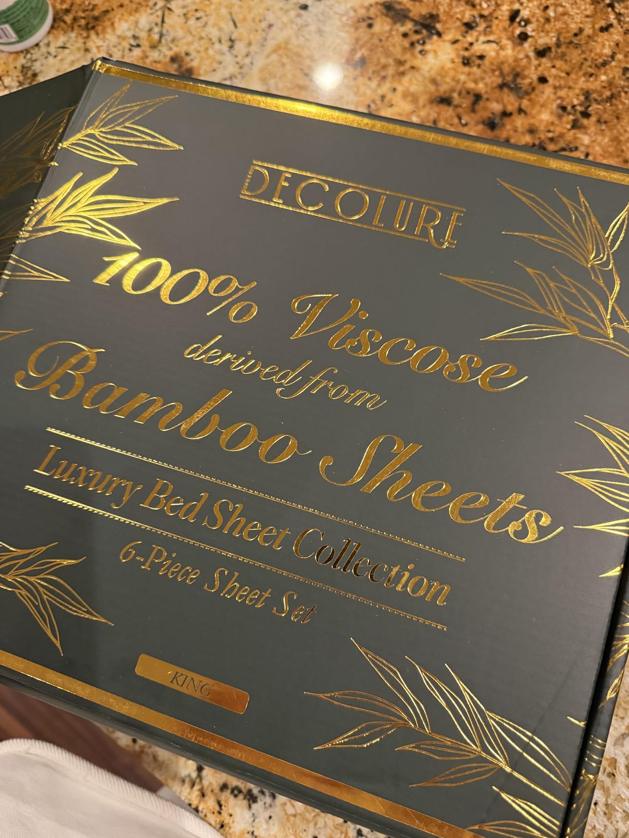 DECOLURE 100% Viscose Derived from Bamboo Sheets King Size - Luxury 6 Pc Naturally Cooling Sheets, Ultra Soft Bed Set - Deep 17 DECOLURE 100% Viscose Derived from Bamboo Sheets King Size - Luxury 6 Pc Naturally Cooling Sheets, Ultra Soft Bed Set - Deep 17