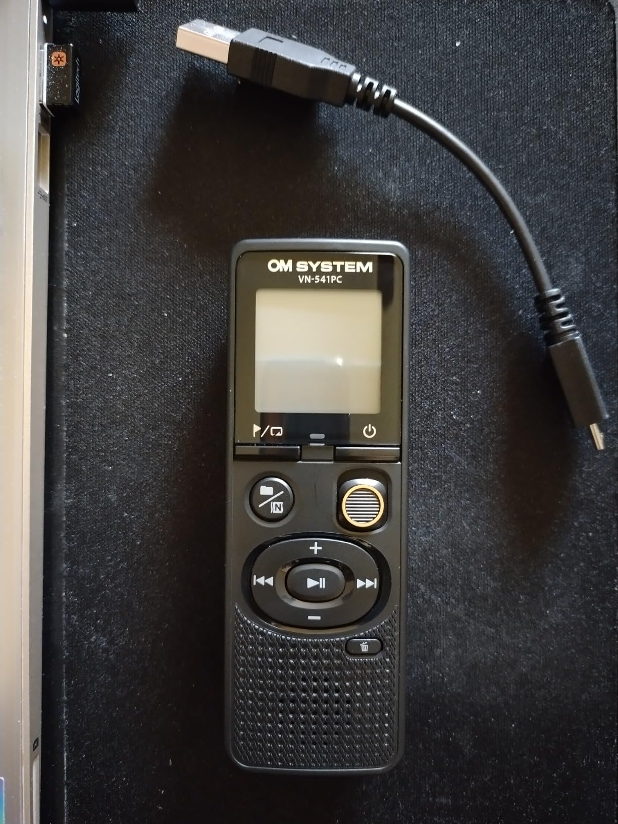 OM SYSTEM Olympus VN-541PC Digital Voice Recorder with one-Touch Recording, Noise-Cancellation Function, 4GB Memory, Four Scenes Recording, Includes a Micro-USB Cable. - Customer Photo 1