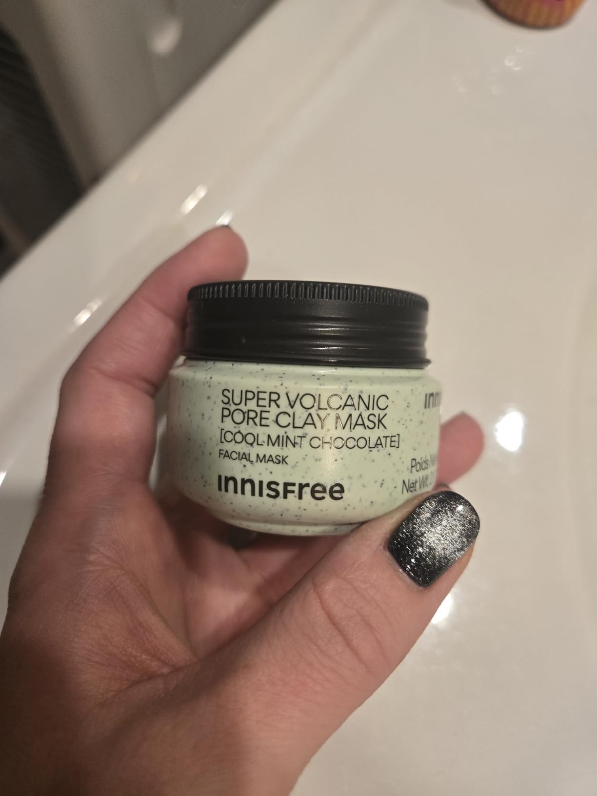 Innisfree Super Volcanic Clay Masks - Pore & Sebum Clay Mask for Oily Skin, Dual Mask for Normal to Dry Skin, Available in Limited Edition & Gift Sets Customer Review Innisfree Super Volcanic Clay Masks - Pore & Sebum Clay Mask for Oily Skin, Dual Mask for Normal to Dry Skin, Available in Limited Edition & Gift Sets - Customer Photo 1