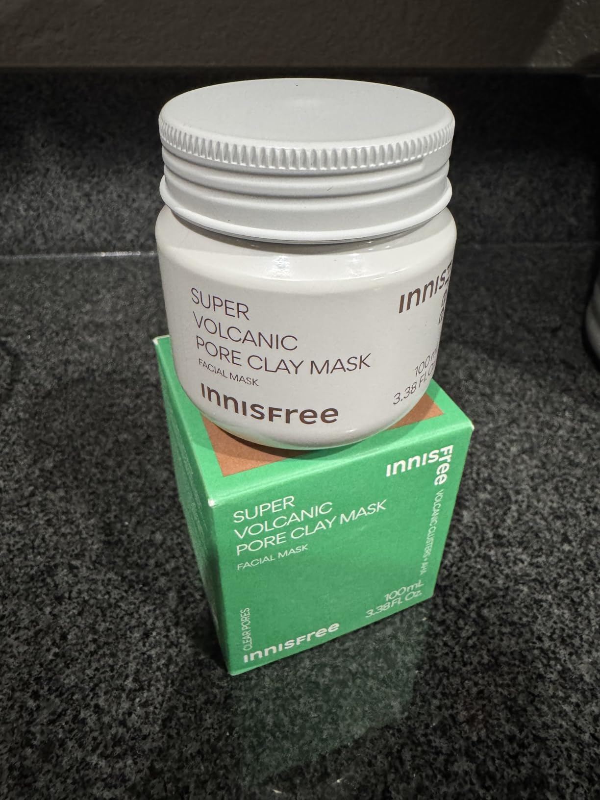 Innisfree Super Volcanic Clay Masks - Pore & Sebum Clay Mask for Oily Skin, Dual Mask for Normal to Dry Skin, Available in Limited Edition & Gift Sets Customer Review Innisfree Super Volcanic Clay Masks - Pore & Sebum Clay Mask for Oily Skin, Dual Mask for Normal to Dry Skin, Available in Limited Edition & Gift Sets - Customer Photo 2