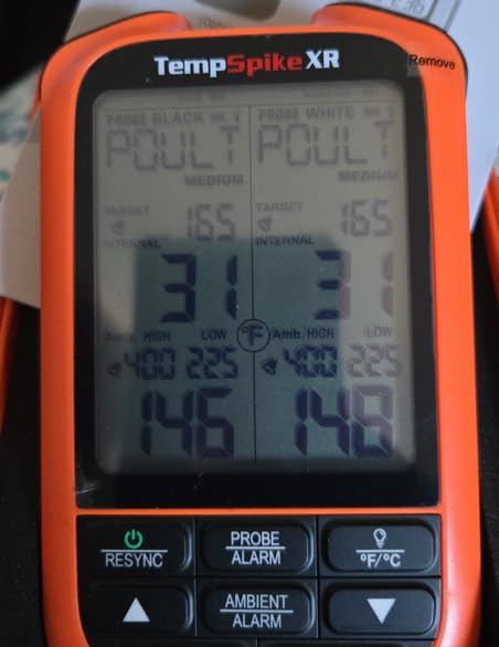 ThermoPro TempSpike 1000FT Wireless Meat Thermometer Digital with 2 Upgraded Ultra-Thin Probe, Kitchen Food Thermometer for Cooking, Turkey, Oven, Smoker, Rotisserie, BBQ, Grill Temperature Indicator - Customer Photo 2