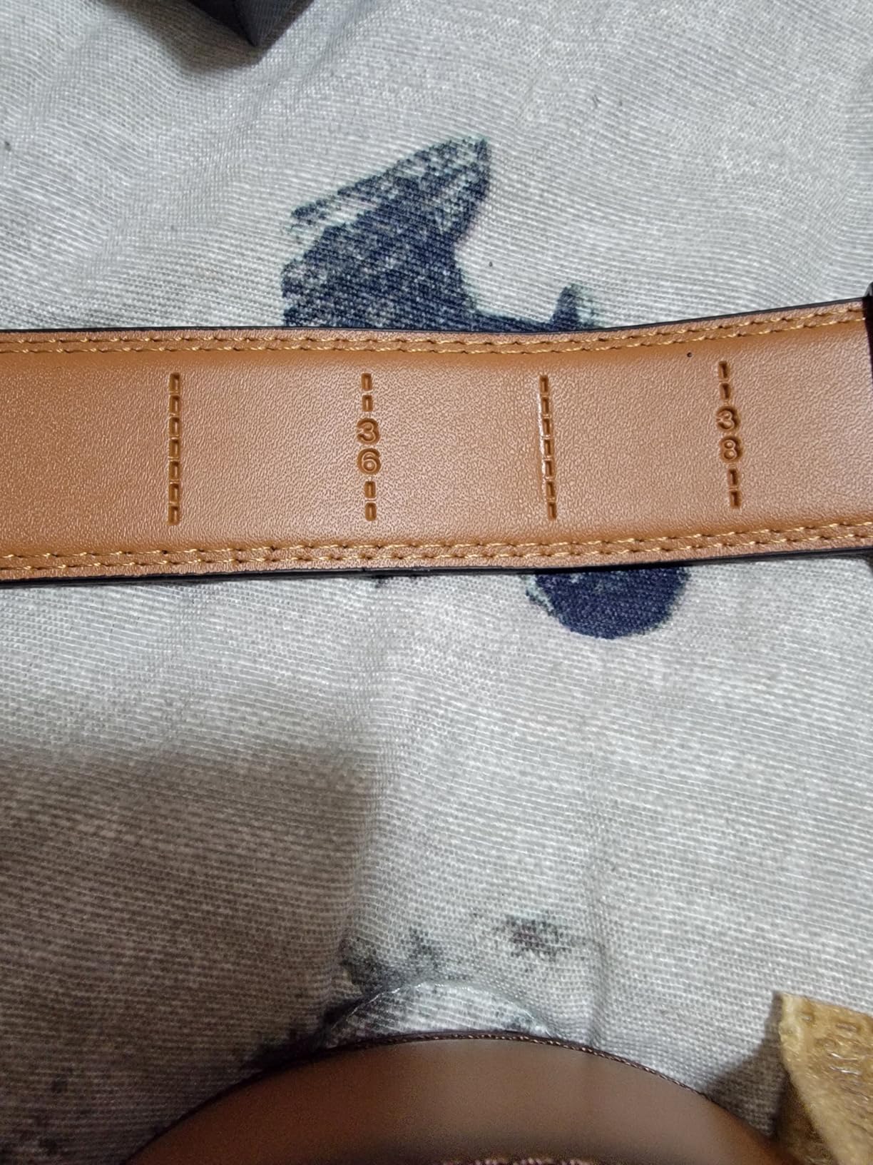 BULLIANT Men's Ratchet Belt 2 Pack-Click Leather Belt Adjustable for Men Gift 1 3/8-Cut for Perfect Fit Customer Review BULLIANT Men's Ratchet Belt 2 Pack-Click Leather Belt Adjustable for Men Gift 1 3/8-Cut for Perfect Fit - Customer Photo 2