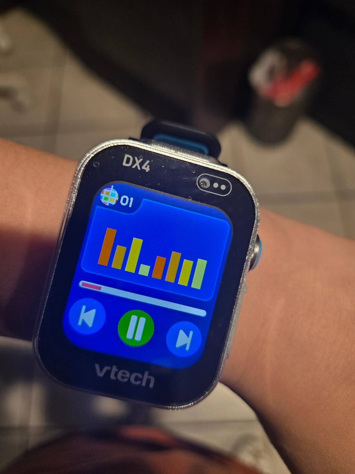 VTech KidiZoom Smartwatch DX4, Purple - Customer Photo 2