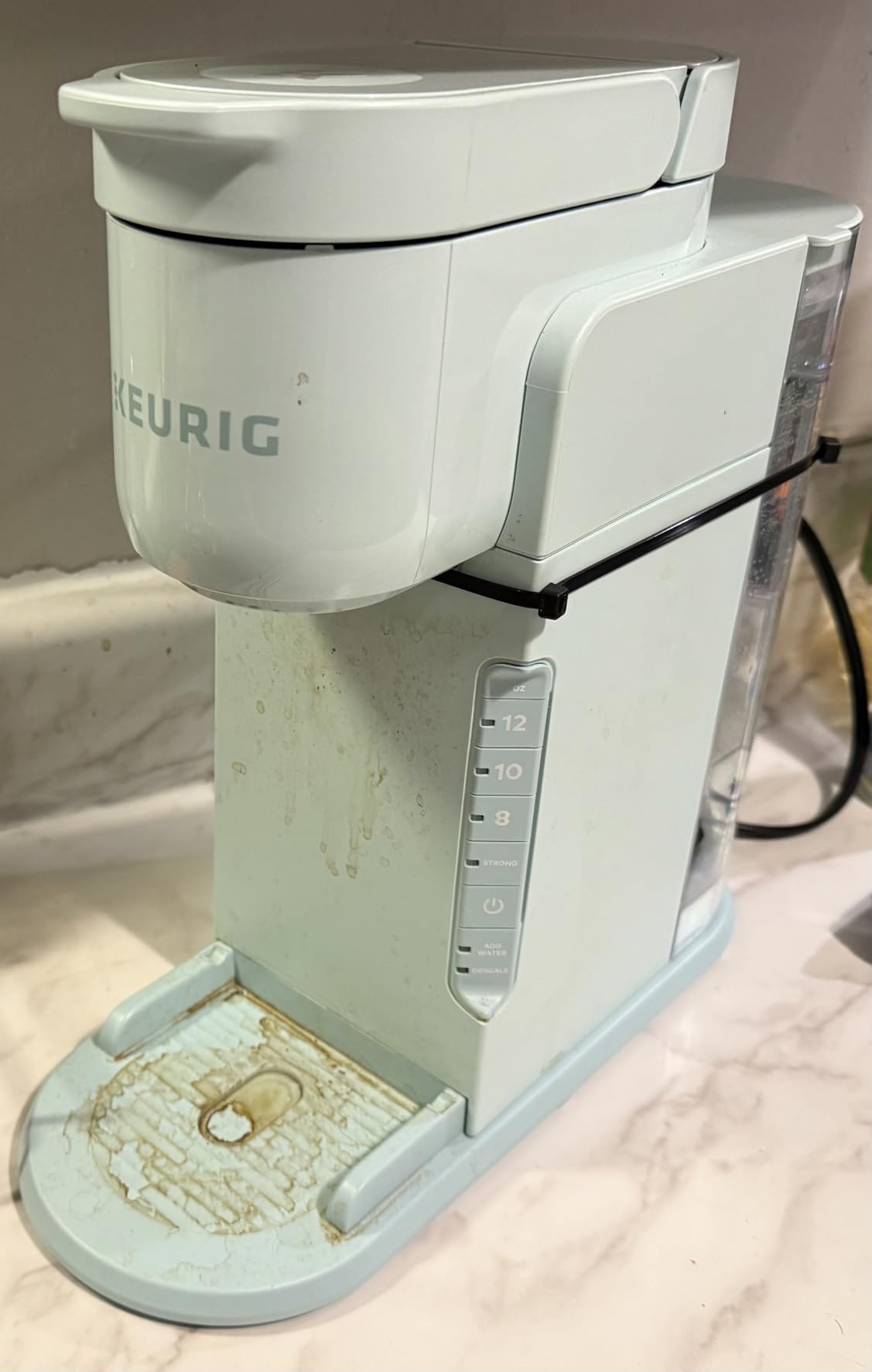 Keurig K-Express Single Serve K-Cup Pod Coffee Maker, 3 Brew Sizes, Strong Button Feature, 42oz Removable Reservoir, Warm Stone - Customer Photo 2