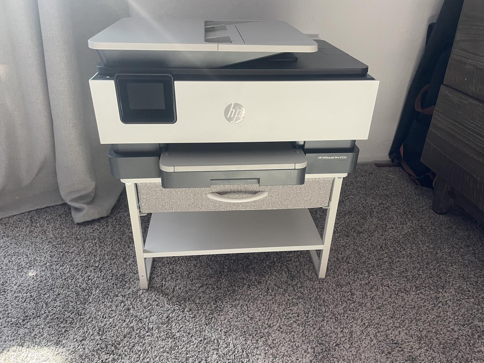 HP OfficeJet Pro 8125e Wireless All-in-One Color Inkjet Printer, Print, scan, Copy, ADF, Duplex Printing Best-for-Home Office, 3 Month Instant Ink Trial Included, AI-Enabled (405T6A) customer photo 2