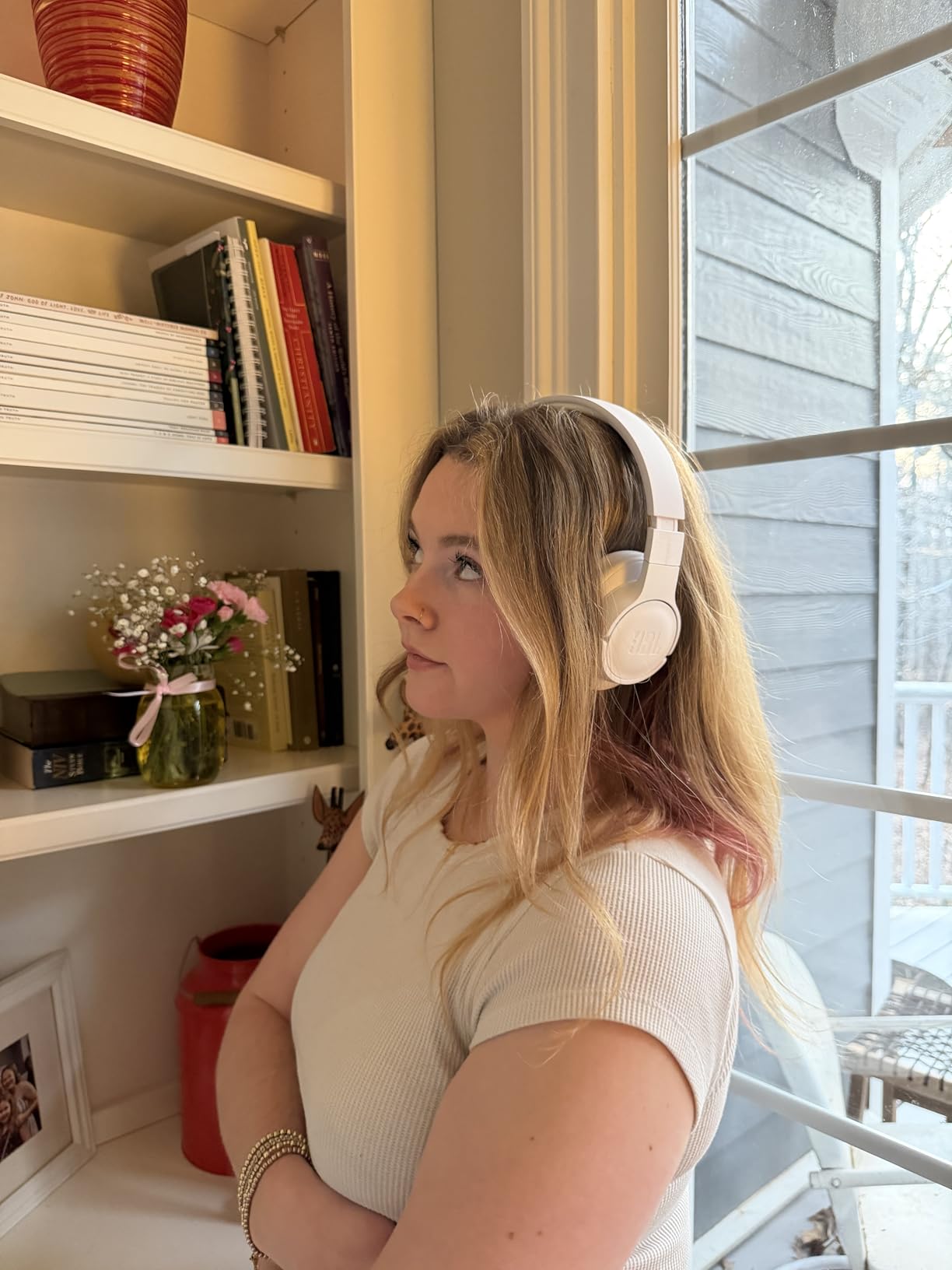 JBL Tune 770NC - Adaptive Noise Cancelling with Smart Ambient Wireless Over-Ear Headphones, Bluetooth 5.3, Up to 70H Battery Life with Speed Charge, Lightweight, Comfortable & Foldable Design (Black) - Customer Photo 1