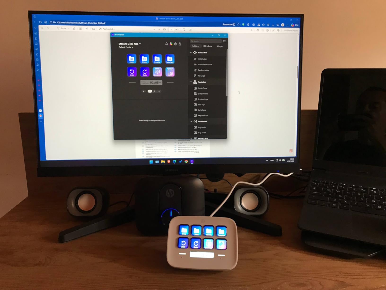 Stream Deck Neo - 8 Customizable Keys, 2 Touch Points customer photo 1