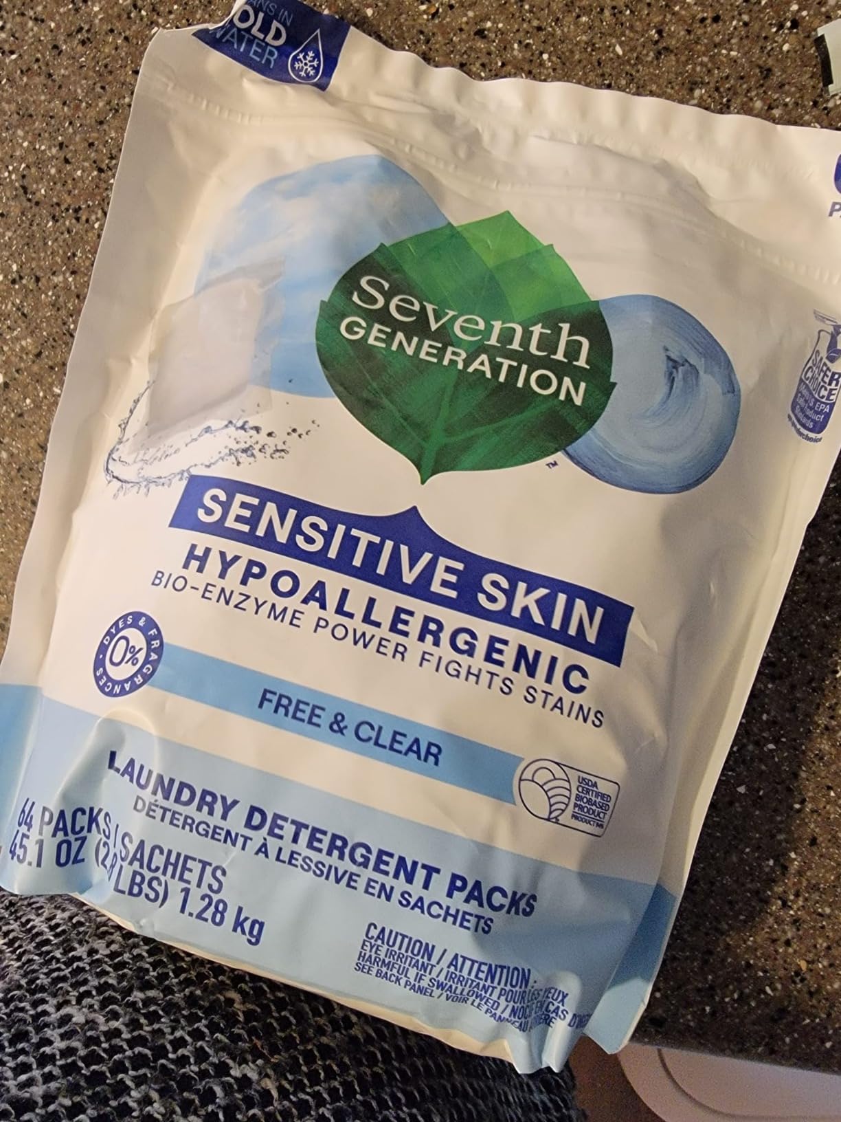 Seventh Generation Laundry Detergent Packs, Lavender, Biobased Deep Clean, EPA Safer Choice Certified, 64 Count - Customer Photo 2