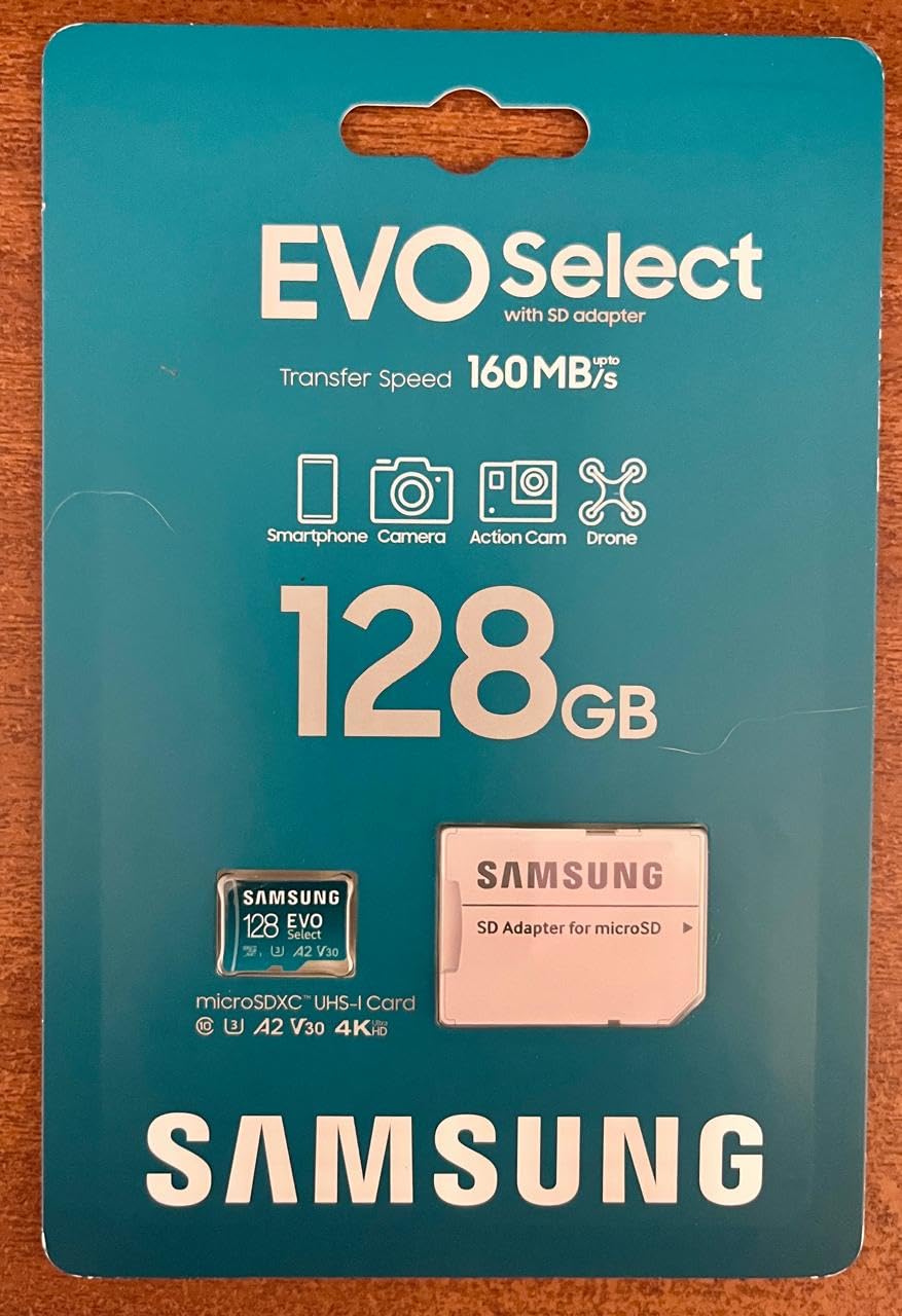 Samsung EVO Select microSDMemory Card + Adapter, 512GB microSDXC, Up-to 160 MB/s, 4K UHD, UHS-I, C10, U3, V30, A2, for Mobile Phone, Smartphones, Nintendo-Switch, and Tablets (MB-ME512SA/AM) - Customer Photo 1