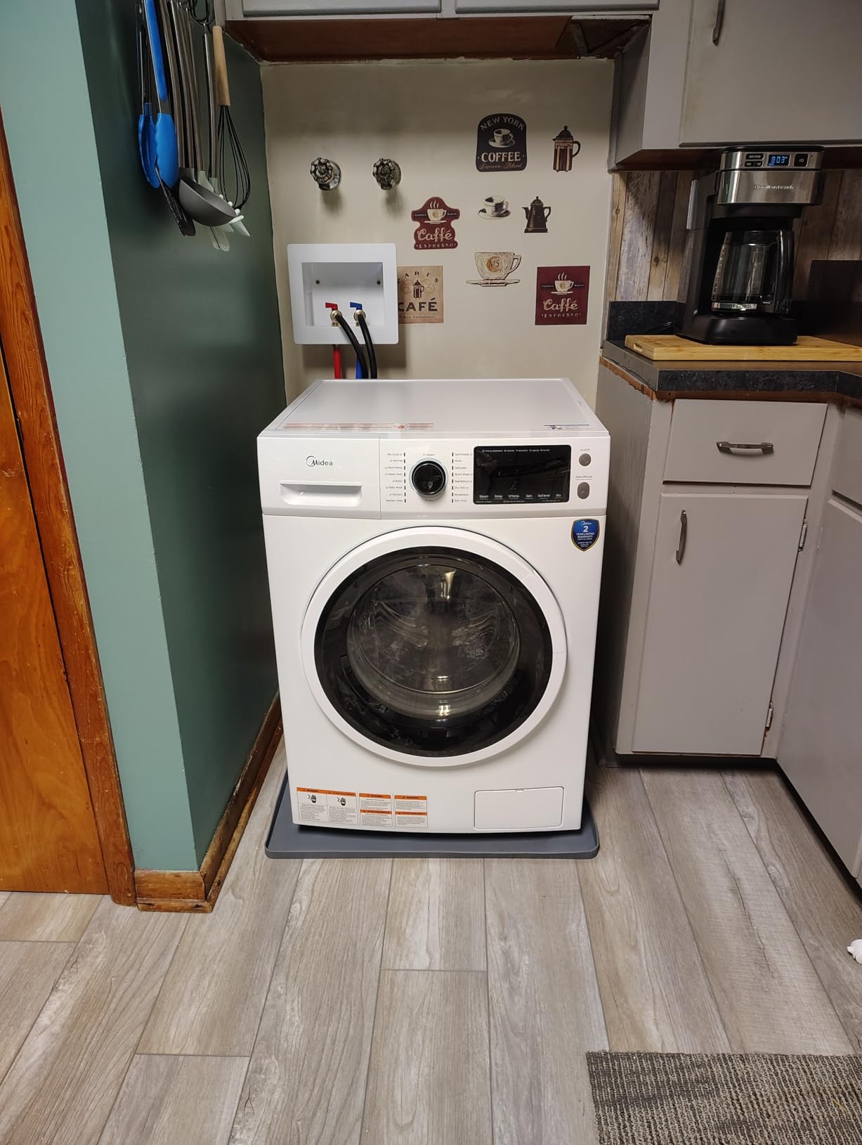 Midea 24 Inch All-in-One Front Load Washer Dryer Combo, 2.7 Cu.ft 26lbs Ventless Full-Automatic Washing Machine with Steam Care, Overnight Dry, 1400 RPM 16 Wash Cycles customer photo 1