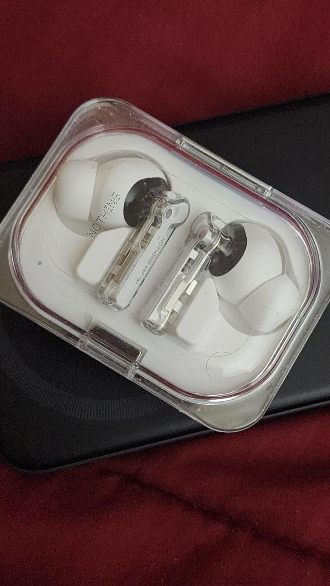 Nothing Ear (a) Wireless Earbuds, 45dB Hybrid Noise Cancelling Earbuds, Hi-Res Audio, Advanced Equaliser, Dual Connect, 6 Mics, 42.5H Playtime Ear Buds Wireless Bluetooth, Black - Customer Photo 2