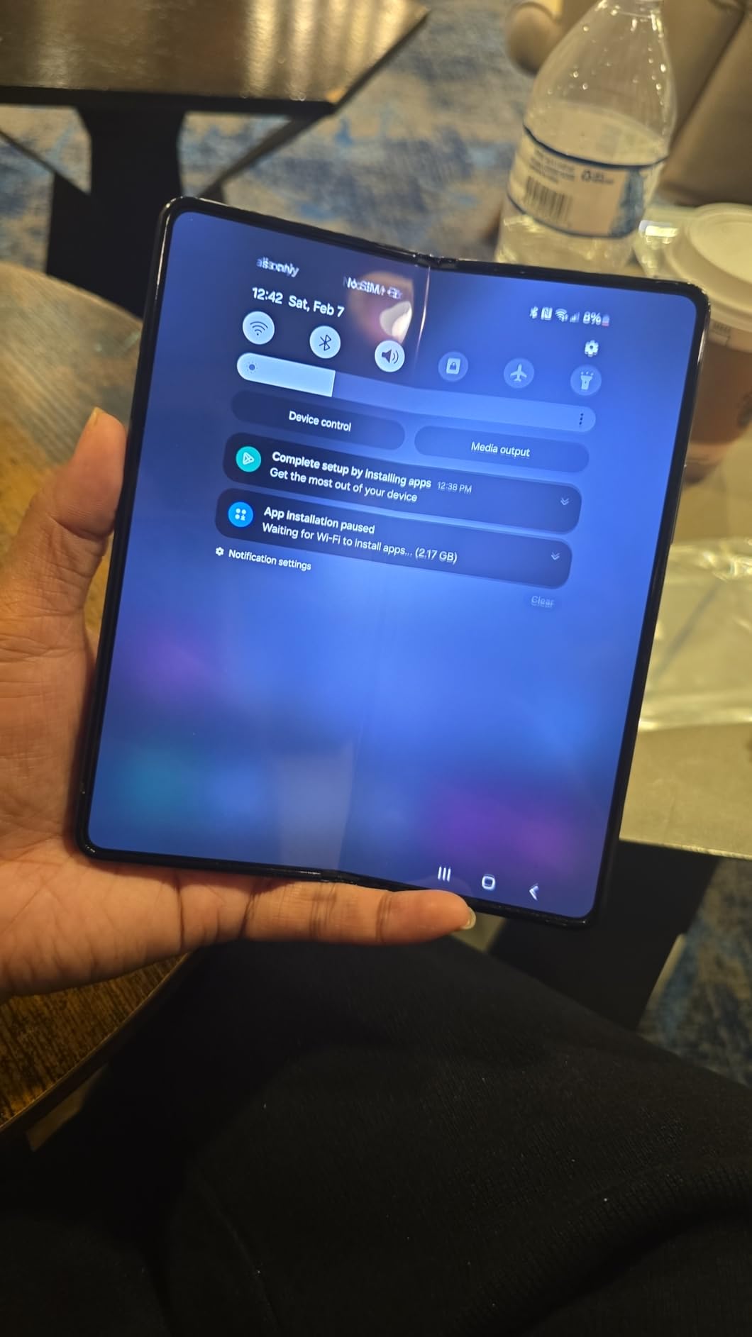Samsung Galaxy Z Fold 5 5G US Version, 256GB, Phantom Black - Unlocked (Renewed) customer photo 1