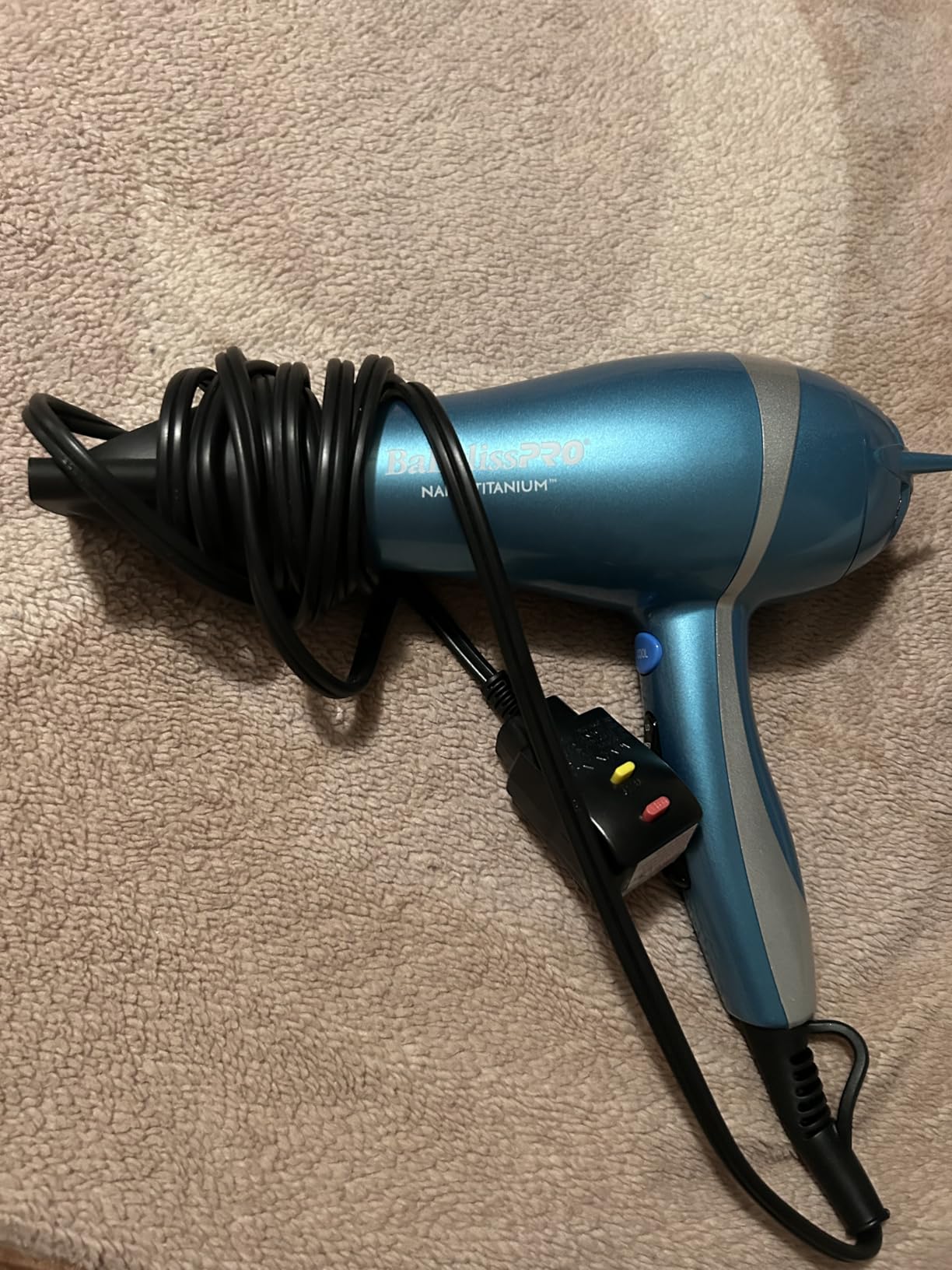 BaBylissPRO Nano Titanium 2000-Watt Blow Dryer with Concentrator Nozzle, Professional Grade Ionic Corded Styling Tool for Hair Customer Review BaBylissPRO Nano Titanium 2000-Watt Blow Dryer with Concentrator Nozzle, Professional Grade Ionic Corded Styling Tool for Hair - Customer Photo 1