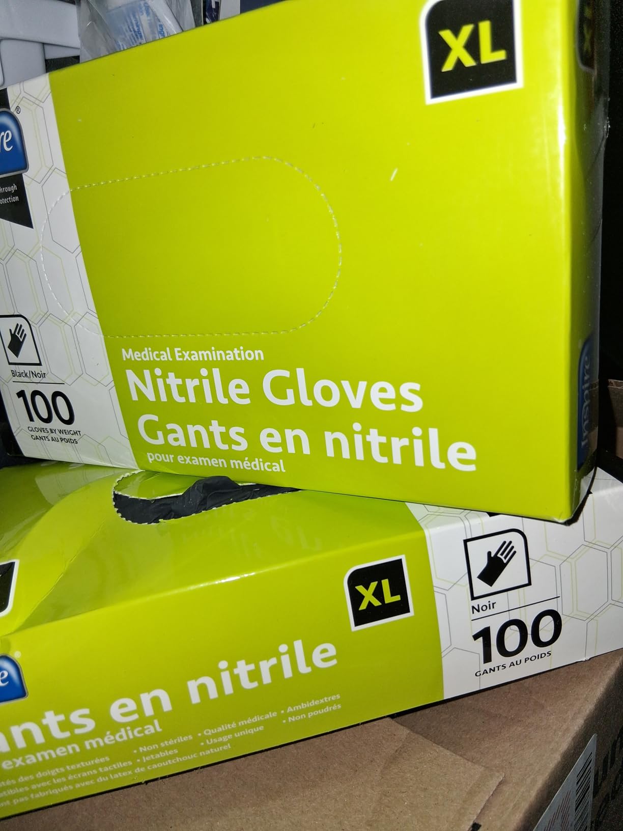 Inspire Black Nitrile Disposable Gloves | 4.5 Nitrile Disposable Safety Medical Cooking Cleaning Gloves - Customer Photo 1