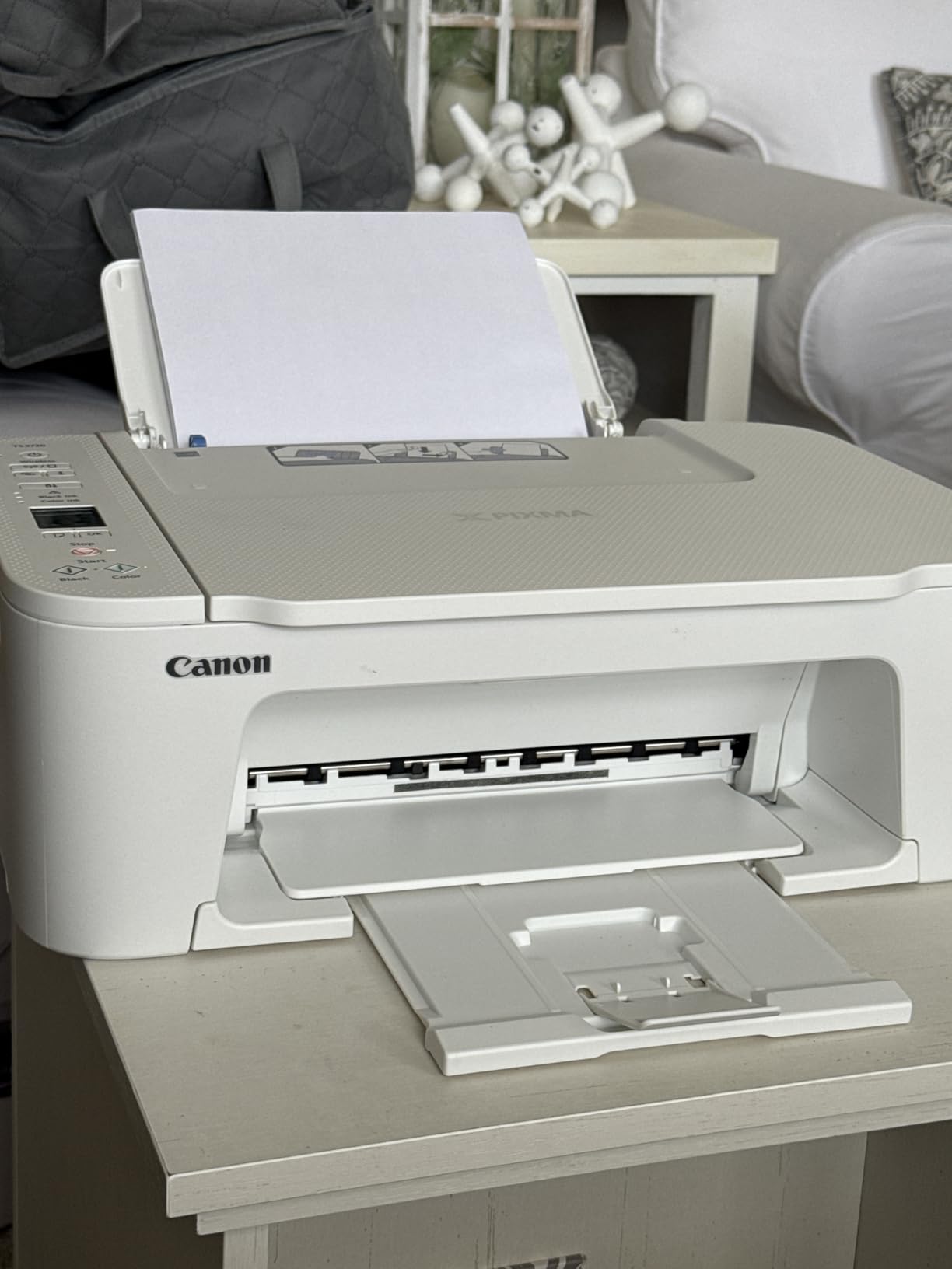Canon PIXMA TS3720 Wireless All-in-One Printer for Basic Home Printing, White customer photo 1