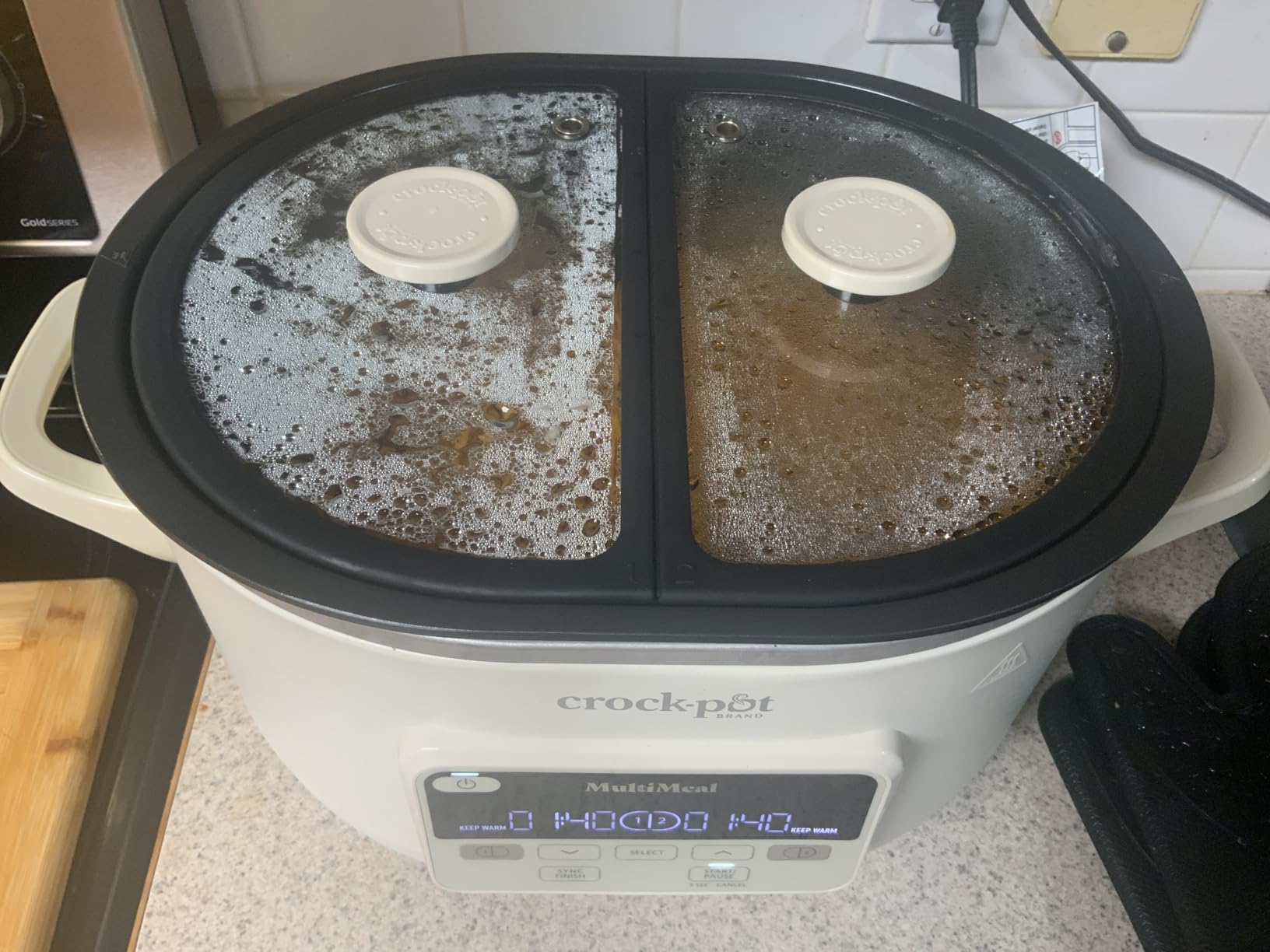 Crock-Pot MultiMeal Multicooker and Programmable Slow Cooker with Bake Function Oat Milk - Customer Photo 2