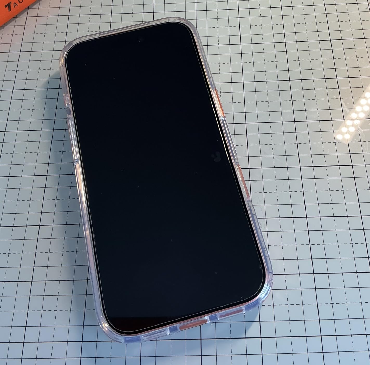 TAURI for iPhone 11 Phone Case Clear [Compatible with Magsafe], with 2X HD Screen Protector, Military Grade Drop Protection, Shockproof Slim Case - Customer Photo 2