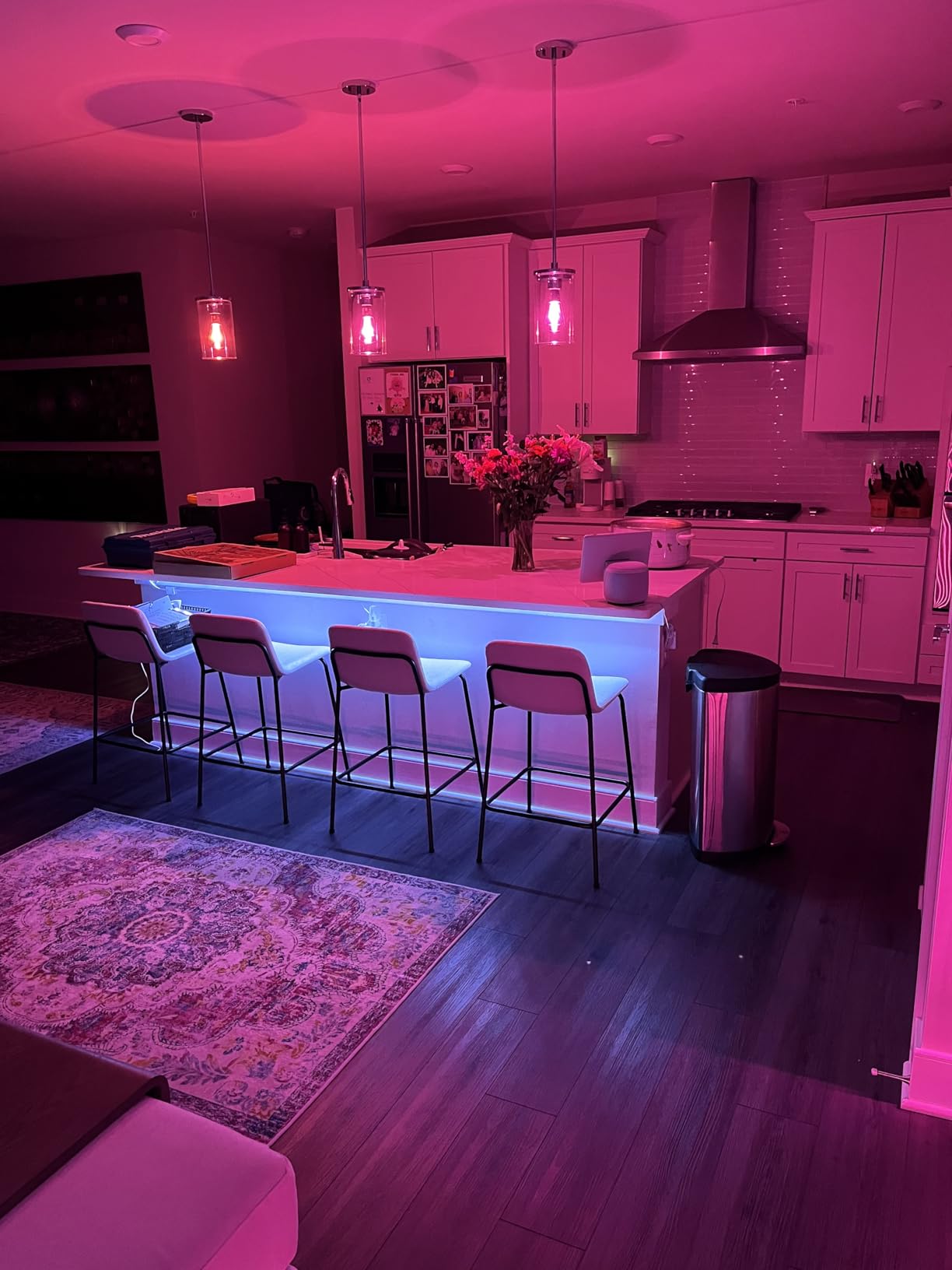 PHILIPS Hue Indoor 10 Ft Smart RGBWW LED Solo Lightstrip Base Kit, 1 Pack, Control with Hue App, LED Strip Lights Compatible with Alexa, Google Assistant and Apple HomeKit - Customer Photo 1