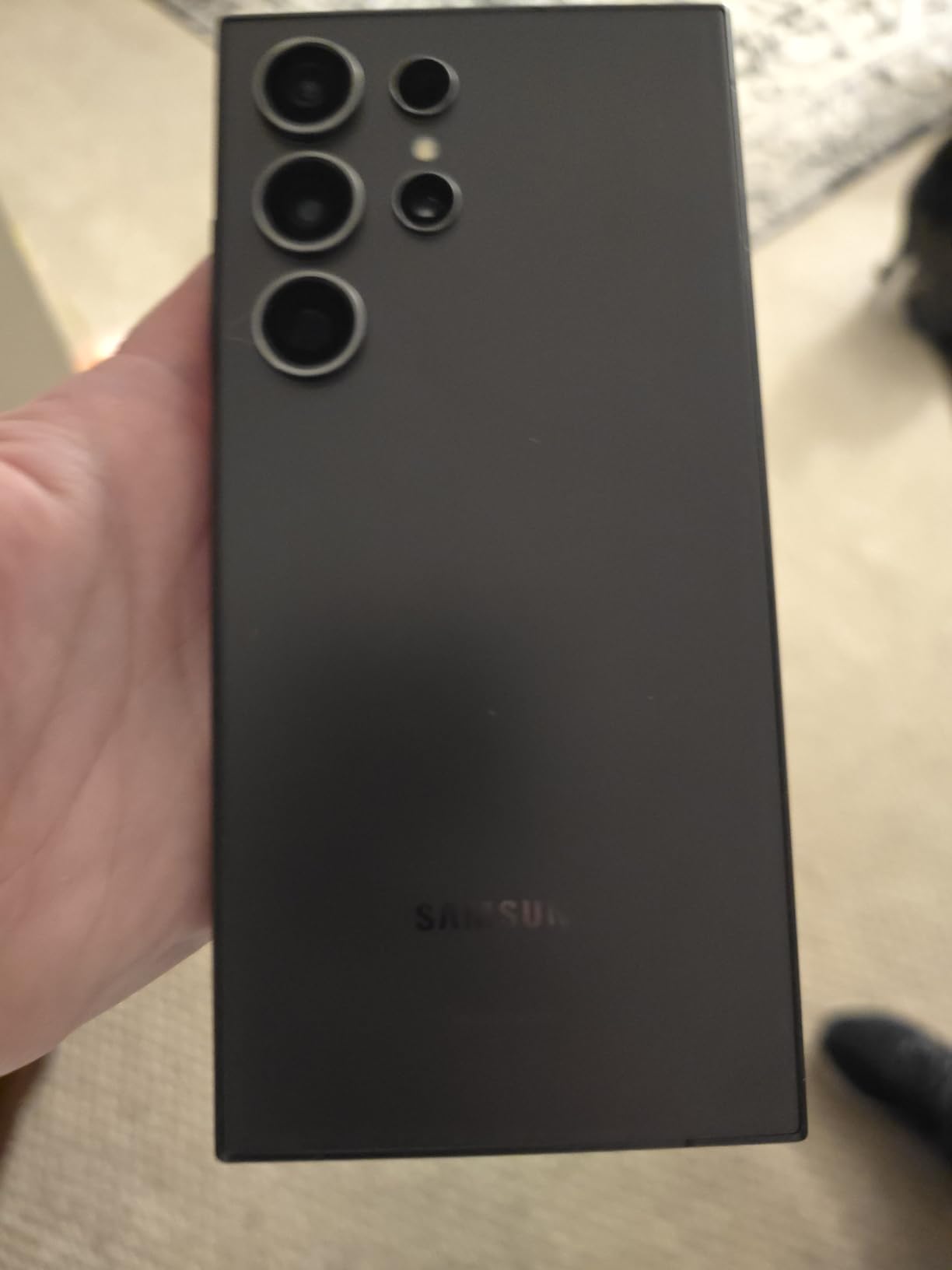 Samsung Galaxy S24 Ultra 5G, US Version, 256GB, Titanium Black - Unlocked (Renewed) customer photo 1