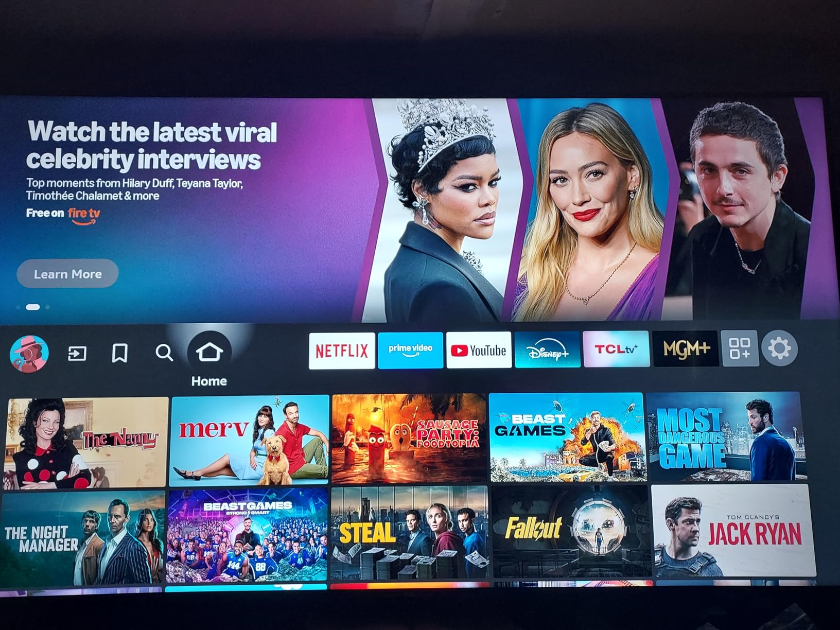 TCL 75-Inch Class S5 UHD 4K LED Smart TV with Fire TV (75S551F, 2024 Model), Dolby Vision and Atmos, HDR PRO+, Alexa Built-in with Voice Remote, Apple AirPlay 2 Compatibility customer photo 2