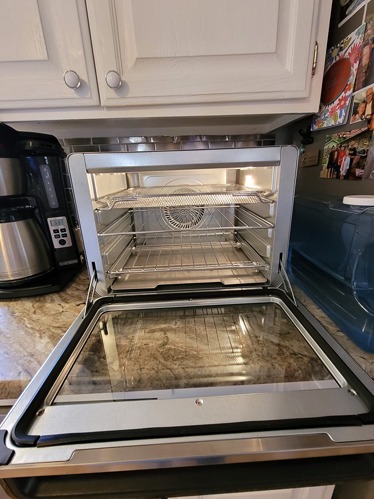 Ninja Air Fryer & Toaster Oven | Prestige Smart XL Countertop Oven | Bakes up to 20 Cookies, Fits up to a 12lb Turkey | Pizza, Toast, Bake, Air Fry & Reheat | 1800 Watts | Stainless Steel | DT501 Customer Review Ninja Air Fryer & Toaster Oven | Prestige Smart XL Countertop Oven | Bakes up to 20 Cookies, Fits up to a 12lb Turkey | Pizza, Toast, Bake, Air Fry & Reheat | 1800 Watts | Stainless Steel | DT501 - Customer Photo 5