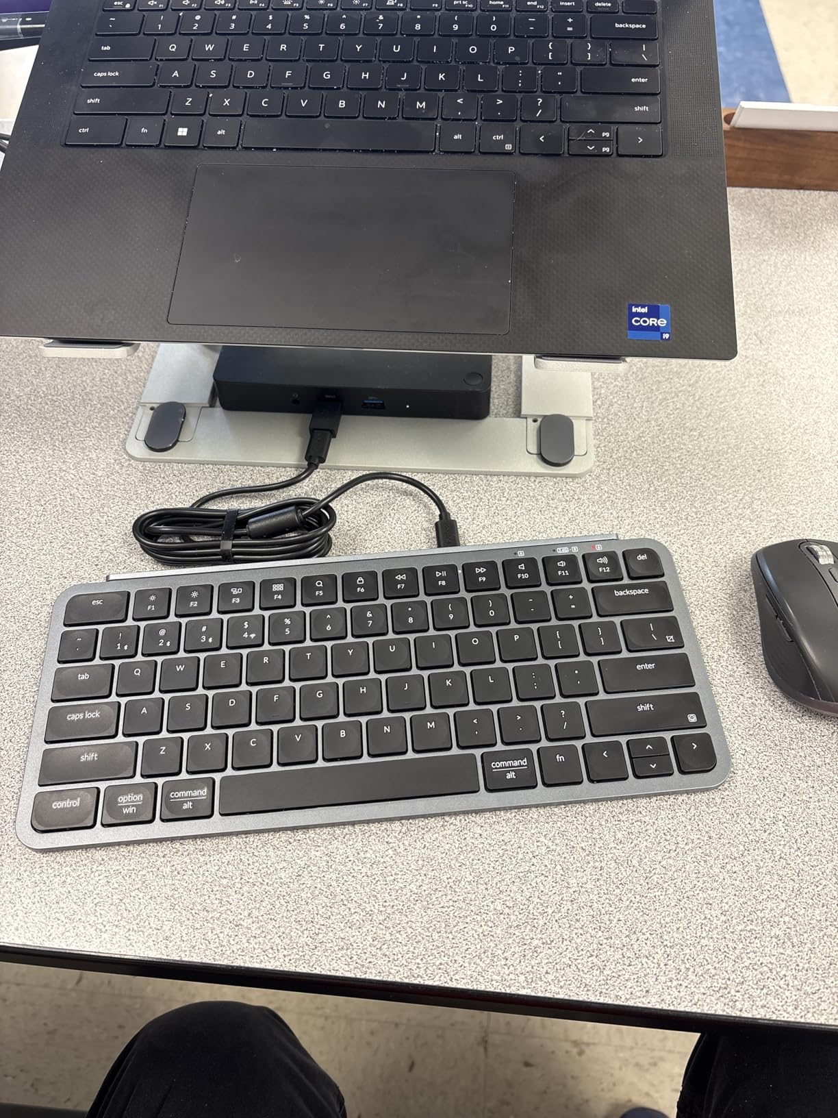 Keychron B1 Pro Ultra-Slim ZMK/Launcher Wireless Bluetooth 2.4 GHz/Wired Connection Keyboard for Mac Windows Linux - Gray - Customer Photo 2