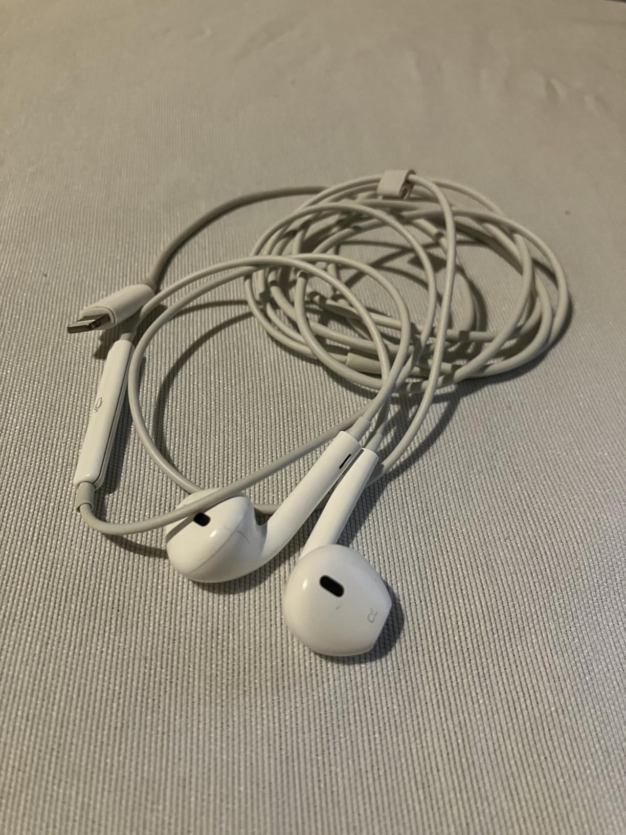 Apple EarPods Headphones with Lightning Connector, Wired Ear Buds for iPhone with Built-in Remote to Control Music, Phone Calls, and Volume customer photo 1