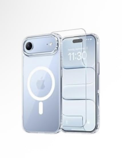 Temdan for iPhone 16 Pro Max Case Clear with Screen Protector, Compatible with Magsafe, Anti-Yellowing, Military-Grade Protection, Shockproof Slim Magnetic Phone Case Cover, Transparent Customer Review Temdan for iPhone 16 Pro Max Case Clear with Screen Protector, Compatible with Magsafe, Anti-Yellowing, Military-Grade Protection, Shockproof Slim Magnetic Phone Case Cover, Transparent - Customer Photo 2