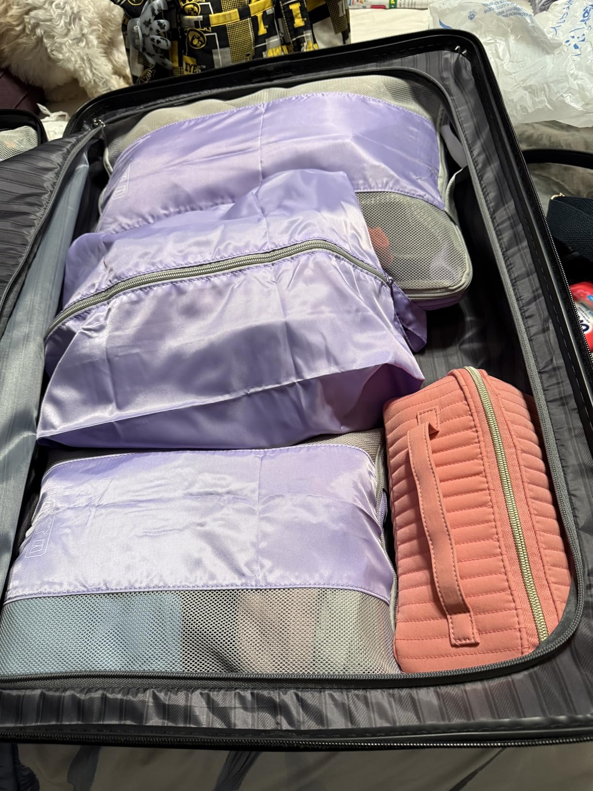 OlarHike 10 Set Compression Packing Cubes for Travel Essentials - Compressible Expandable - Customer Photo 2