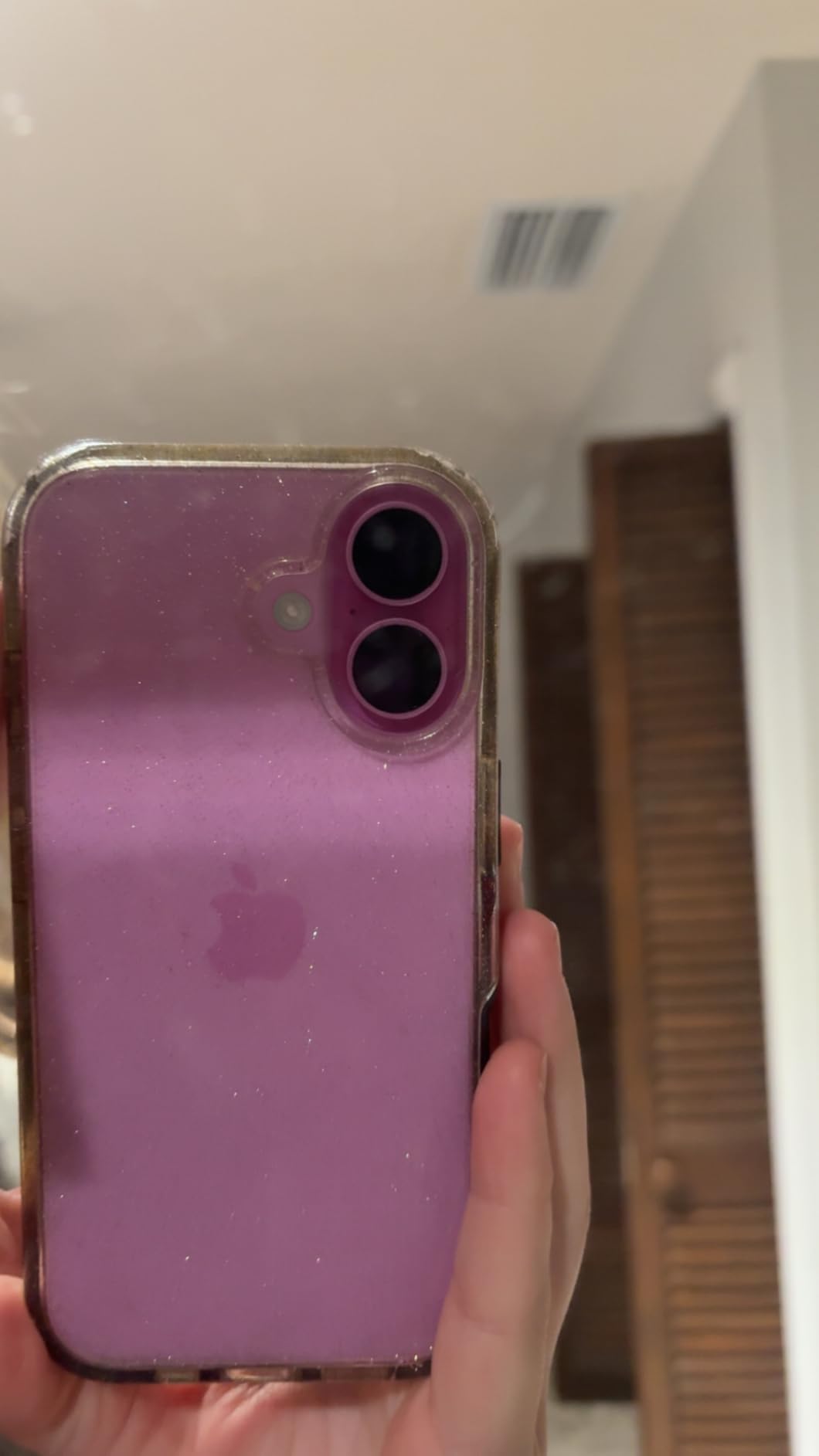 TENOC Phone Case Compatible with iPhone 16, Clear Case Shockproof Protective Bumper Slim Cover for 6.1 Inch - Customer Photo 1