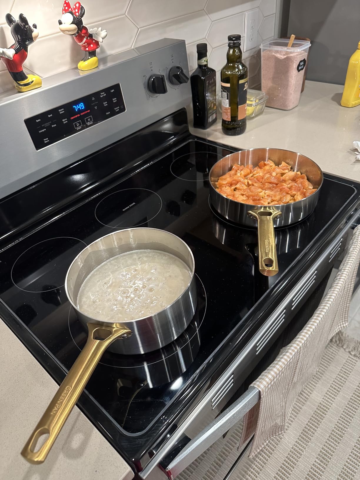 GreenPan Stainless Steel Tri-Ply Reserve 10 Piece Cookware Pots and Pans Set, Multiclad, Induction, Oven & Broiler Safe to 600°F, Heat Responsive Core, Dishwasher Safe, Glass Lids - Customer Photo 2