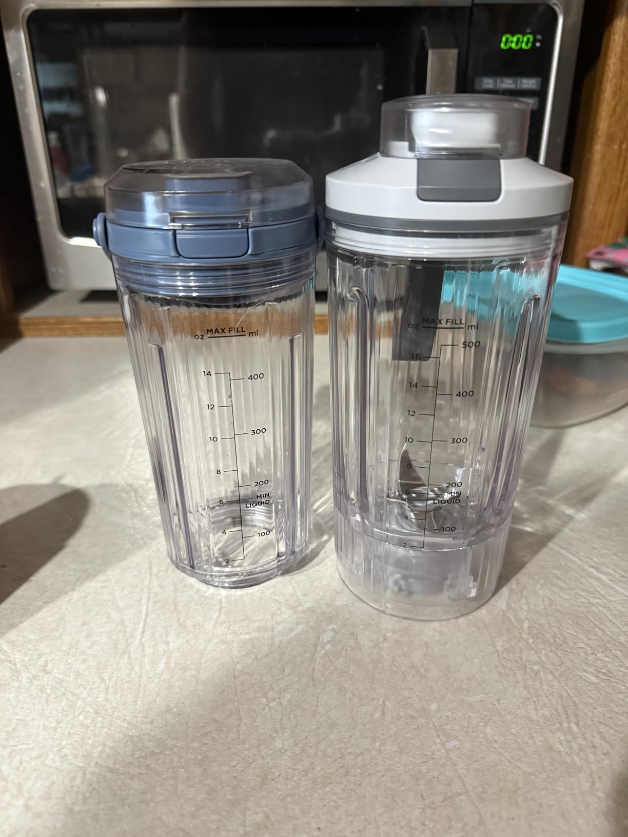 Ninja Blast Max, Portable Blender + Twist & Go, Personal Smoothie, Blend, Ice Crush, 3 Programs, Cordless, 22 oz removable Vessel, Dishwasher Safe, Leakproof, Navy, BC251NV - Customer Photo 1