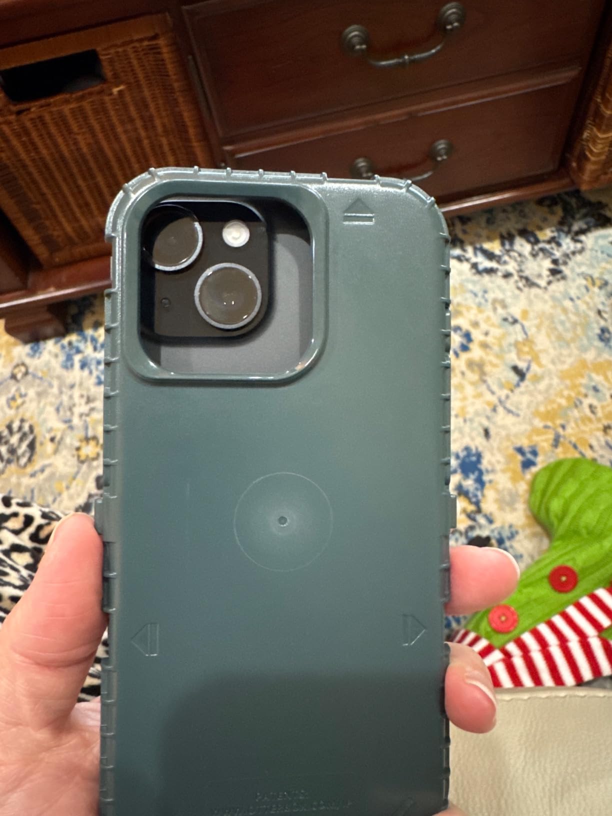 OtterBox iPhone 16e, iPhone 15, iPhone 14, & iPhone 13 (Only) - Defender Series Case - Black - Rugged & Durable - with Port Protection - Holster Clip Includes - Microbial Defense Protection - Customer Photo 2