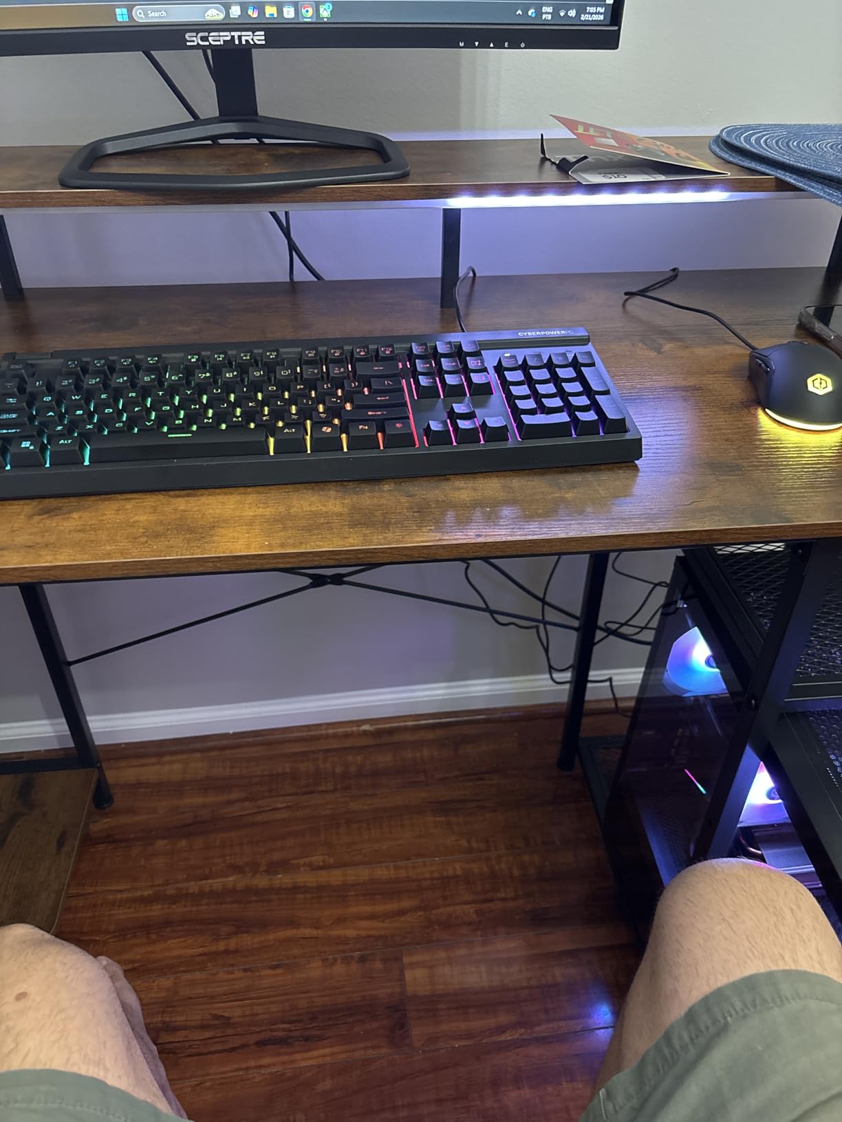 CYBERPOWERPC Gamer Master Gaming PC, AMD Ryzen 5 5500 3.6GHz, Radeon RX 6400 4GB, 16GB DDR4, 500GB PCIe Gen4 SSD, WiFi Ready & Windows 11 Home customer photo 1