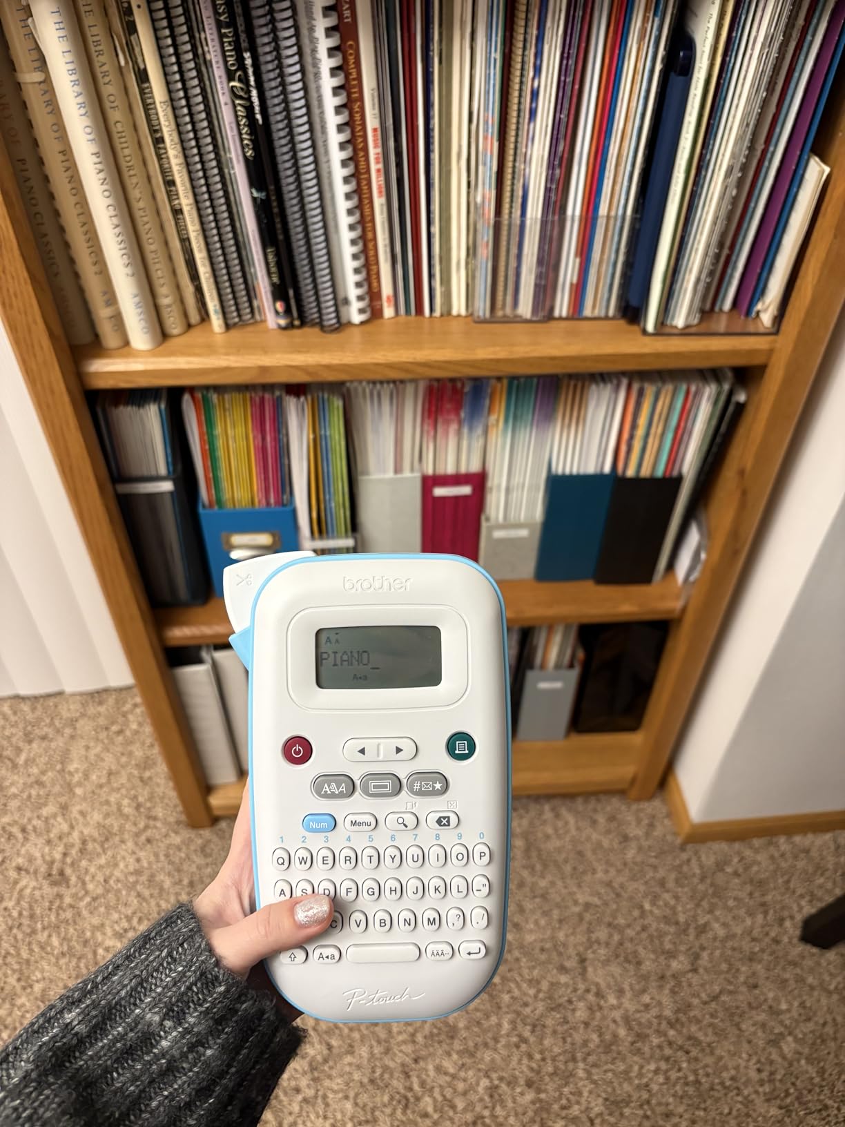 Brother P-Touch PT-N20 Personal Desktop Label Maker, Portable, Handheld and Prints, P-Touch Btag ~½ Brother P-Touch PT-N20 Personal Desktop Label Maker, Portable, Handheld and Prints, P-Touch Btag ~½