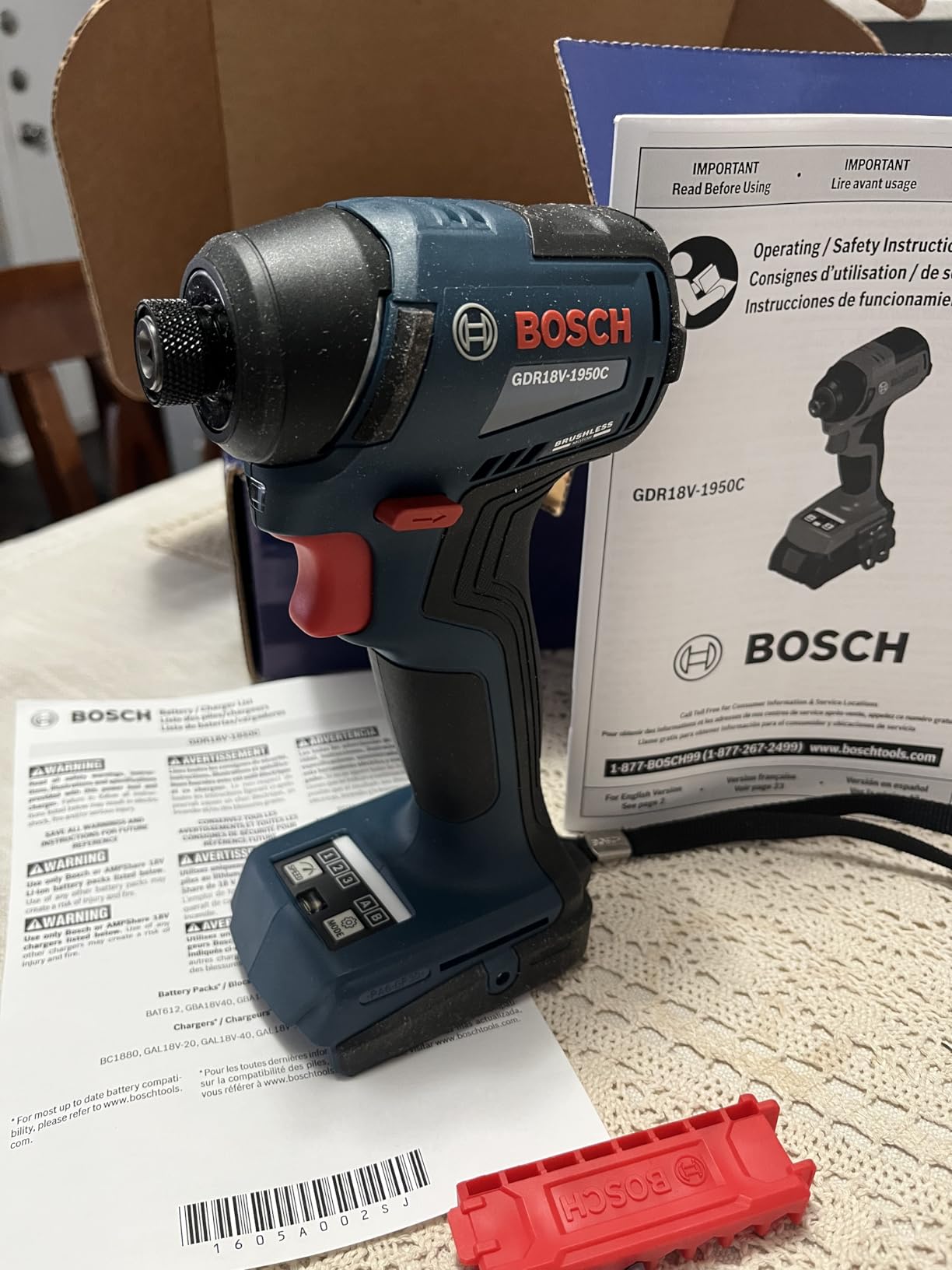 Bosch GDR18V-1950CN 18V Brushless Impact Driver (Bare Tool) - Customer Photo 2