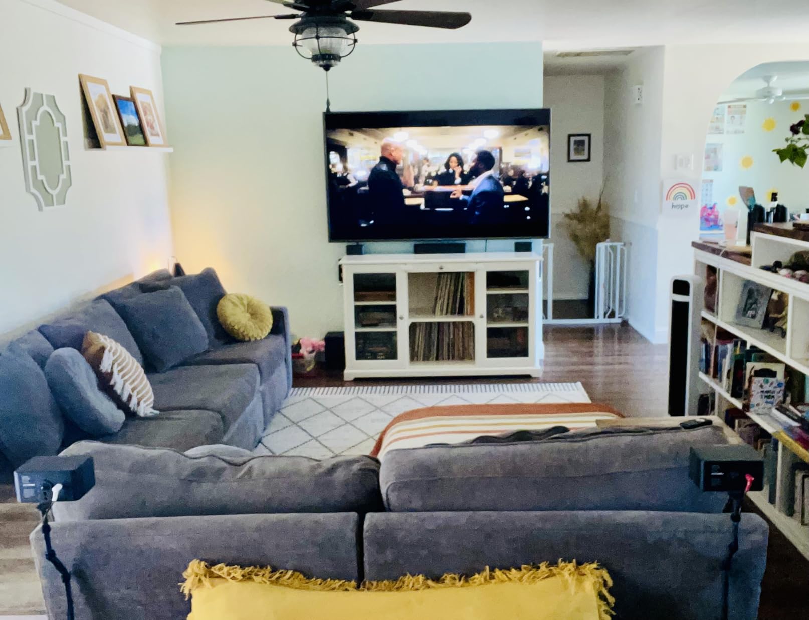 ULTIMEA 7.1ch Soundbar with Wireless Subwoofer, Virtual Surround Sound System for TV, App Control, 410W Peak Power, Sound bar for TV, 4 Wired Surround Speakers, Home Theater Sound System Poseidon D70 customer photo 2