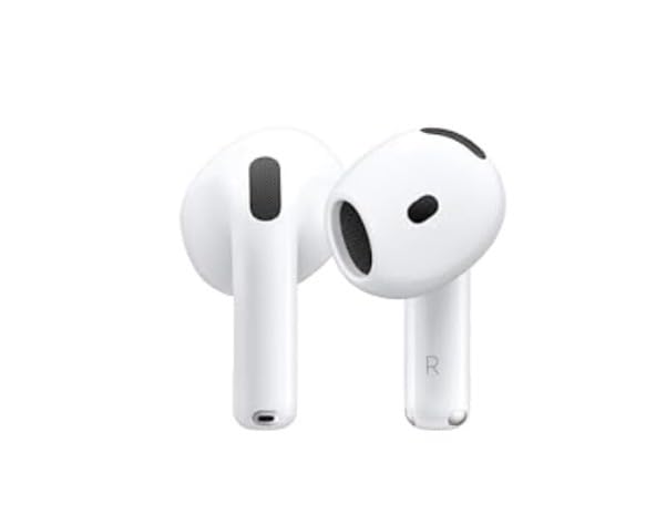 AirPods 4 Wireless Earbuds, Bluetooth Headphones, with Active Noise Cancellation, Adaptive, Transparency Mode, Personalized Spatial Audio, USB-C Charging Case, Wireless Charging, H2 Chip customer photo 1